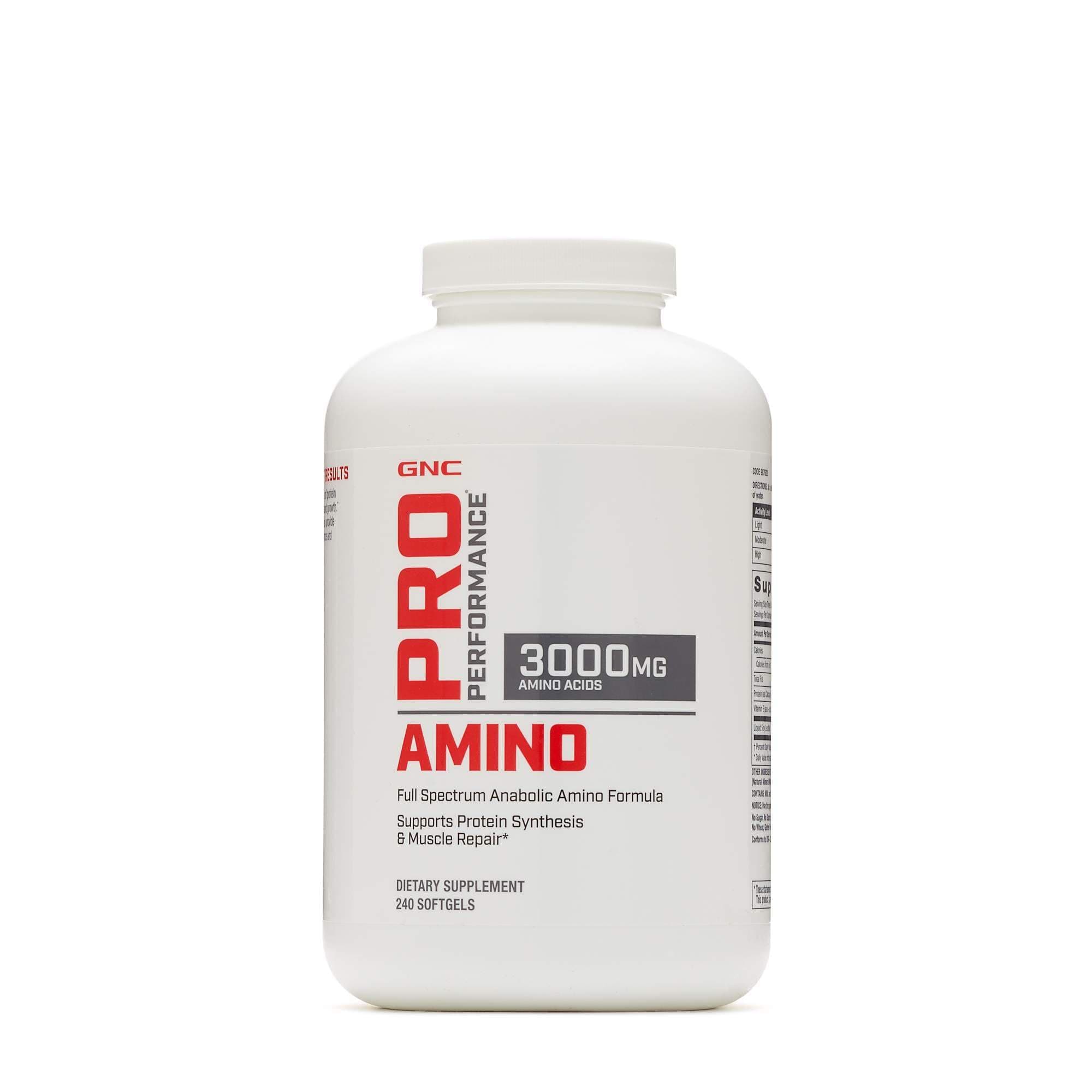 Pro Performance Amino 3000mg, 240 Softgels, Supports Protein Synthesis and Muscle Repair
