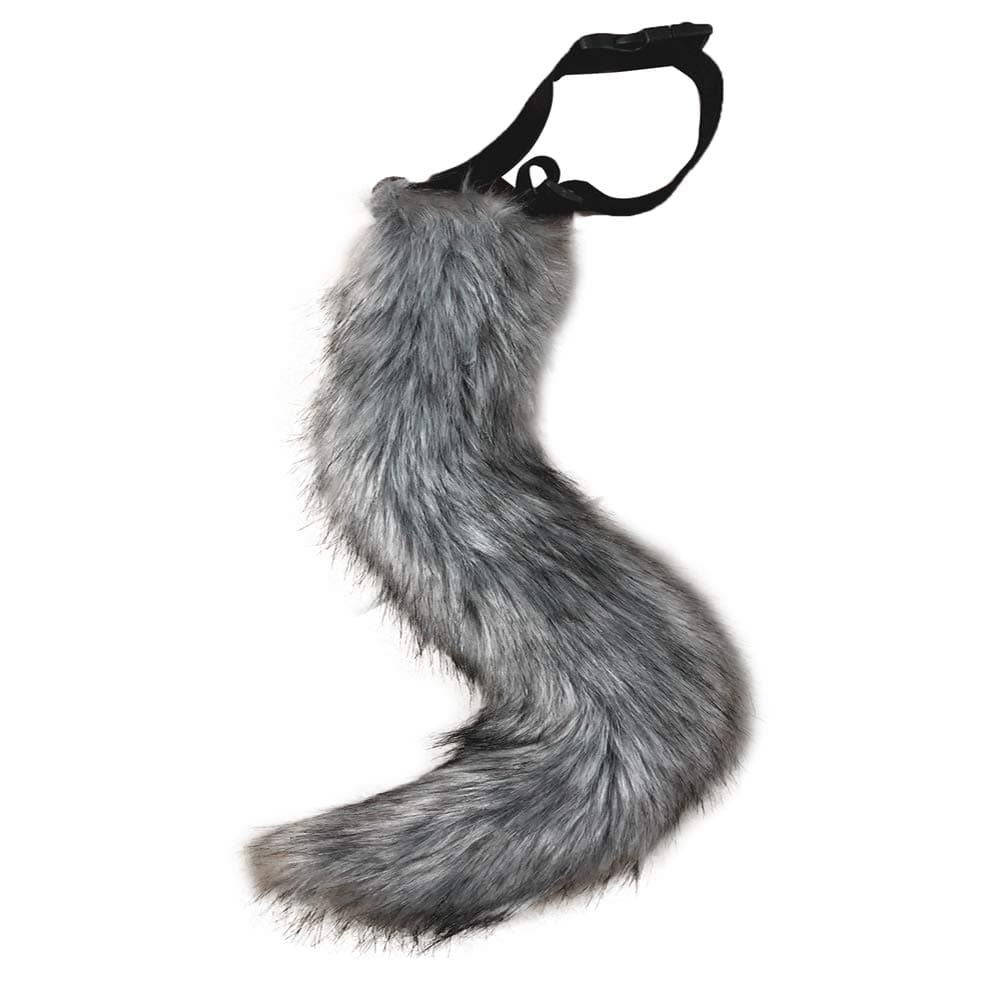 JUNBOON womens Halloween Cosplay Faux Fur Tail costume-accessory