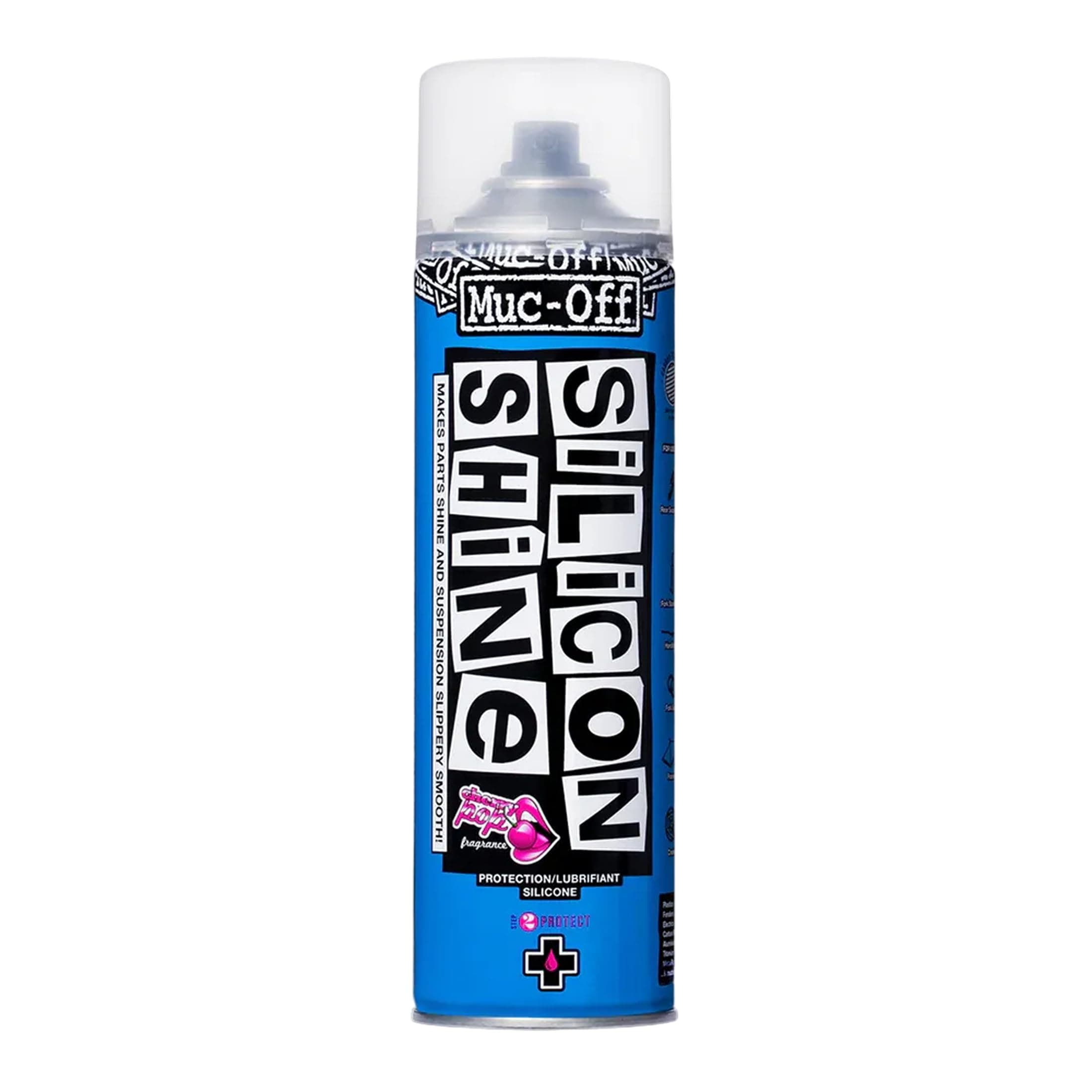 Muc-Off Silicon Shine - Suspension Friction Reducer and Ultimate Bike Polish - Reduces Grime Build-Up, Leaves a Sparkling Finish - 500ml