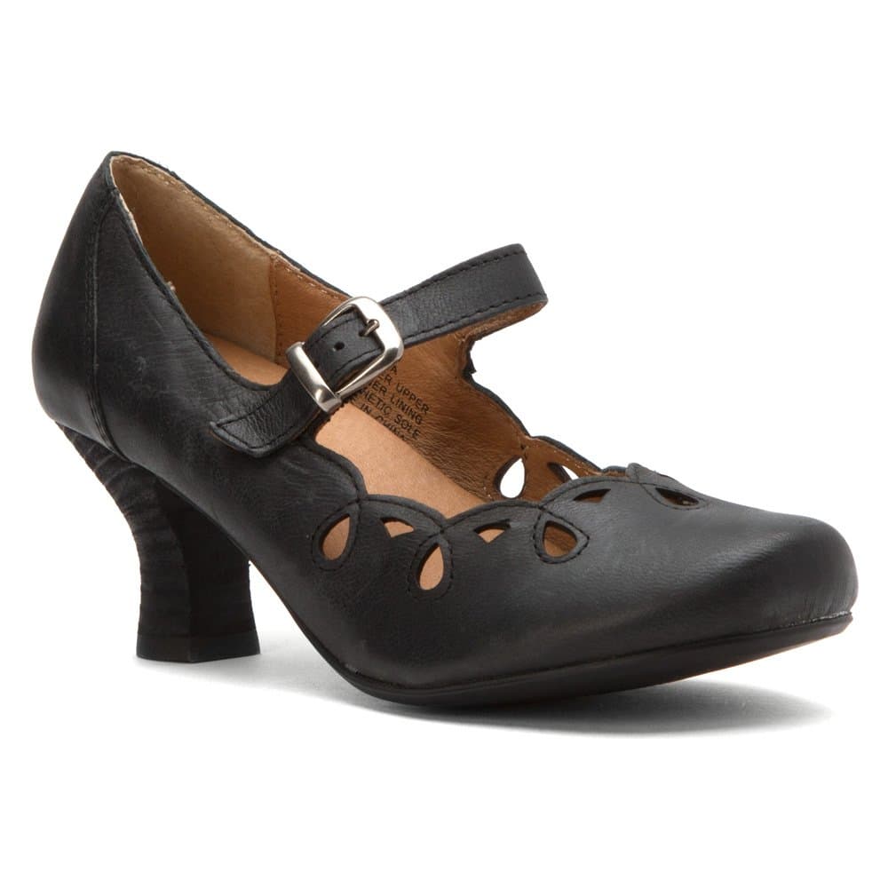 Crowne Comforteur Women's Chelsea Black Distressed Goat 8.5 M