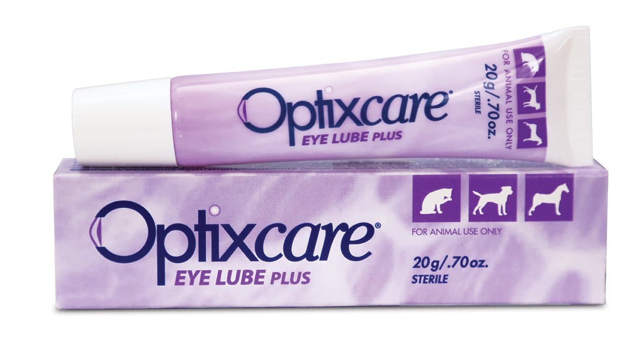 OptixCare Pet Eye Lube Plus + Hyaluron 20g for Dog Cat Horses