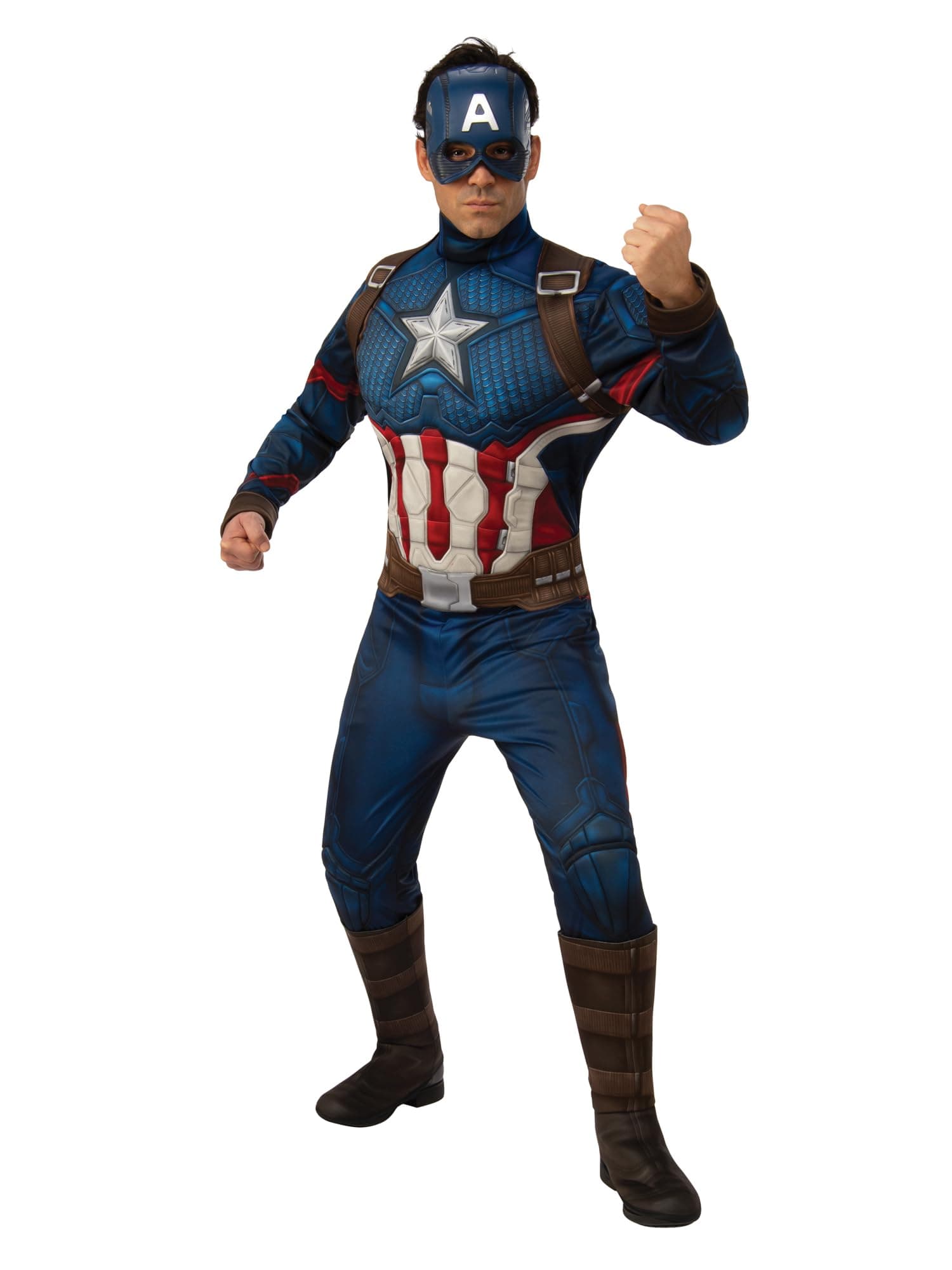 Rubie's mens Marvel: Avengers Endgame Deluxe Captain America Costume and Mask Adult Sized Costumes (pack of 1)