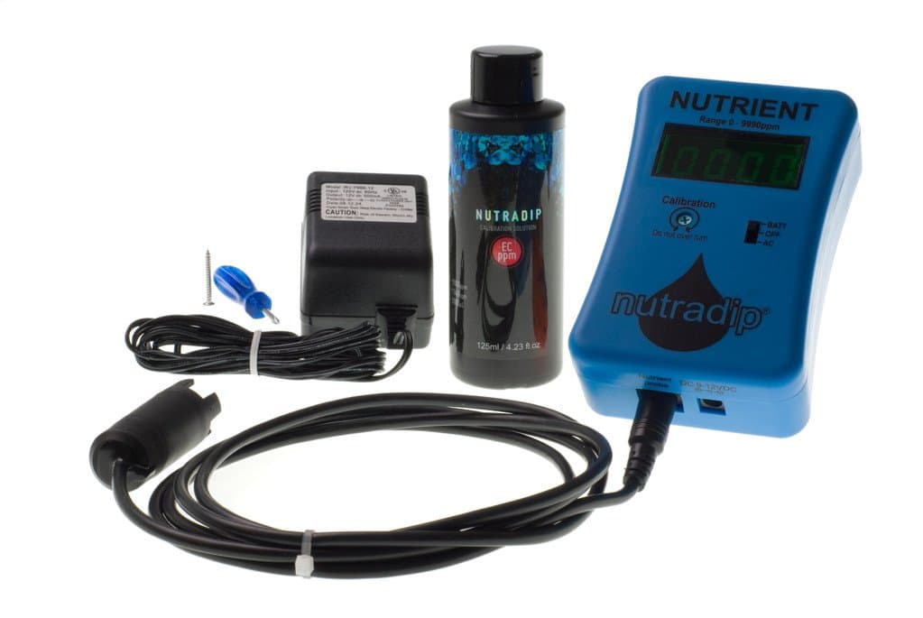 Nutradip Nutrient Meter Parts Per Million Dual Power