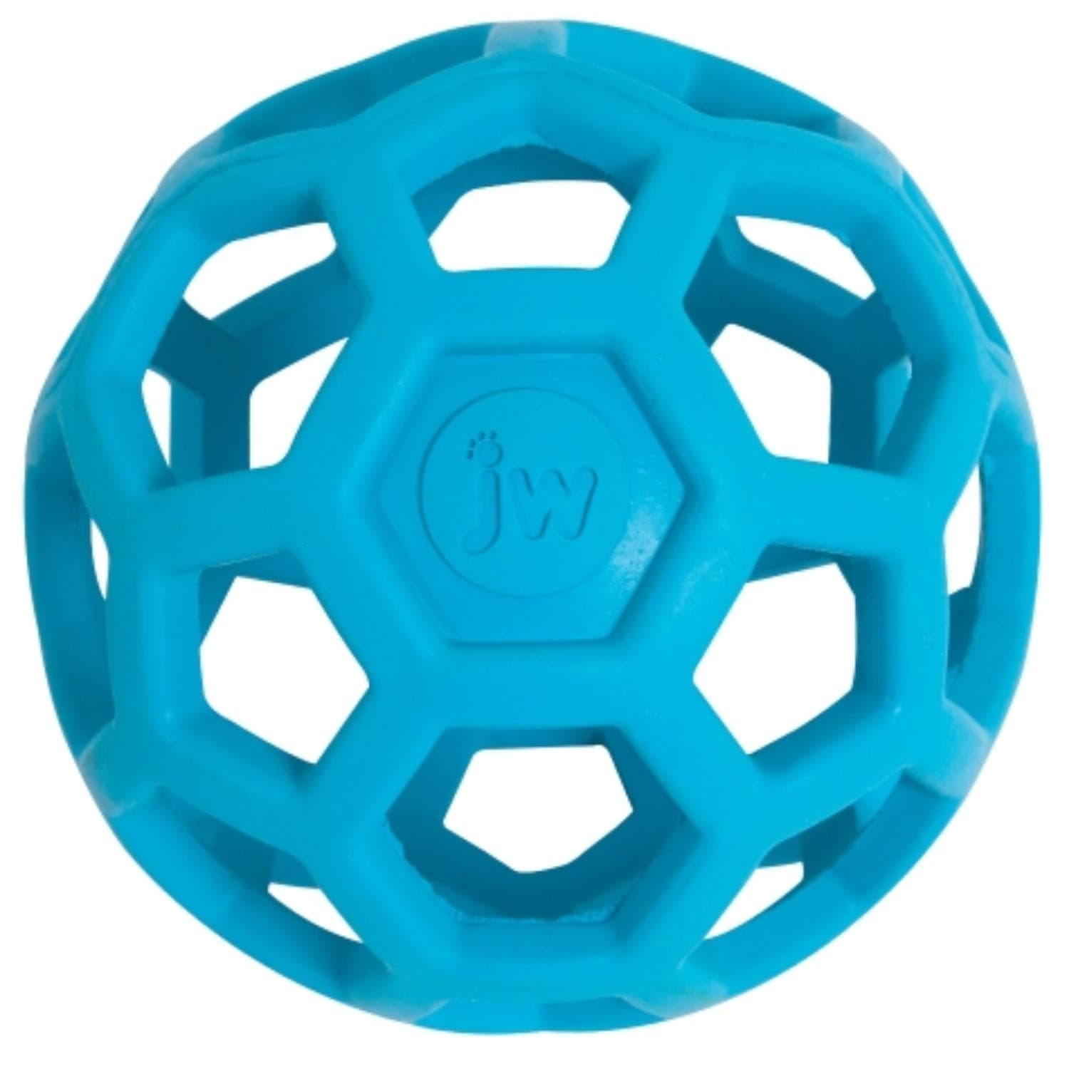 JWPet HOLEE ROLLER BALL Dog Chew Treat Fetch Bouncy Toy LARGE 5.5 inch - 2 Pack
