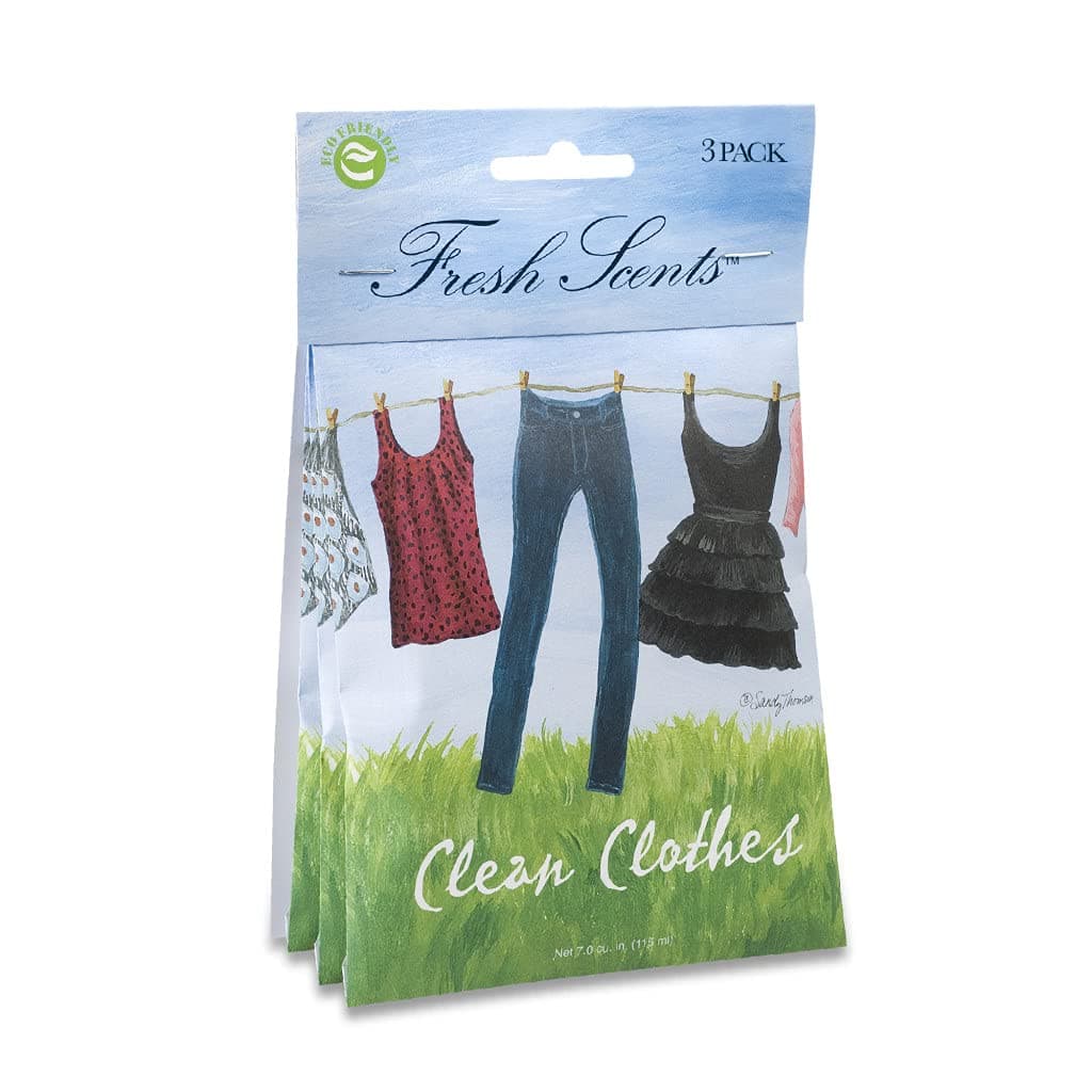 WILLOWBROOK Fresh Scents Sachet 3 Pack-Clean Clothes