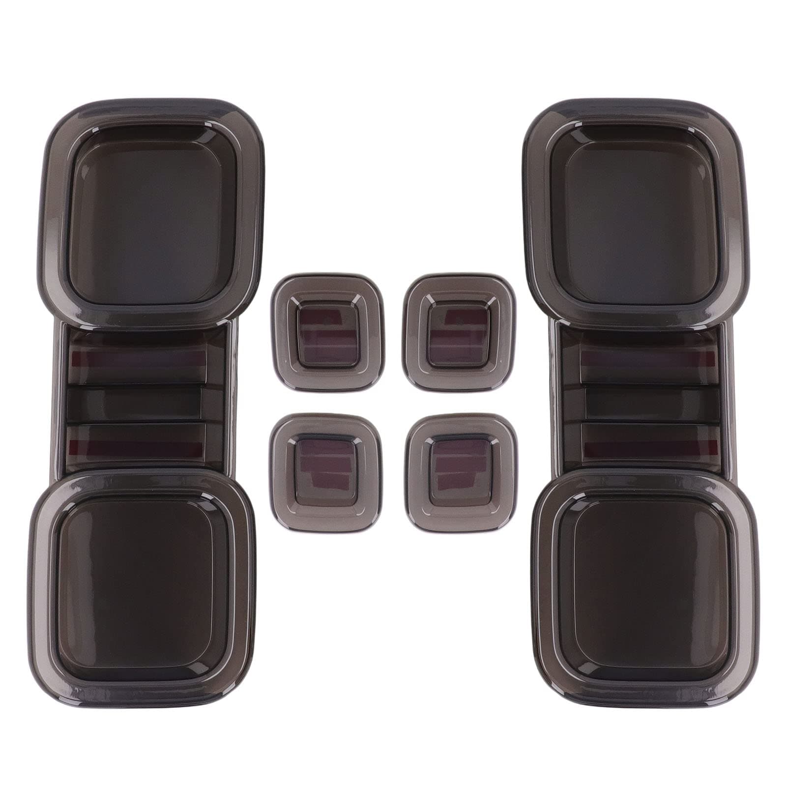 Tail Light Cover, Rear Brake Light Cover, ABS Car Tail Light Cover Decorative for DEFENDER 110 L663 2020 and Up for DEFENDER Accessories