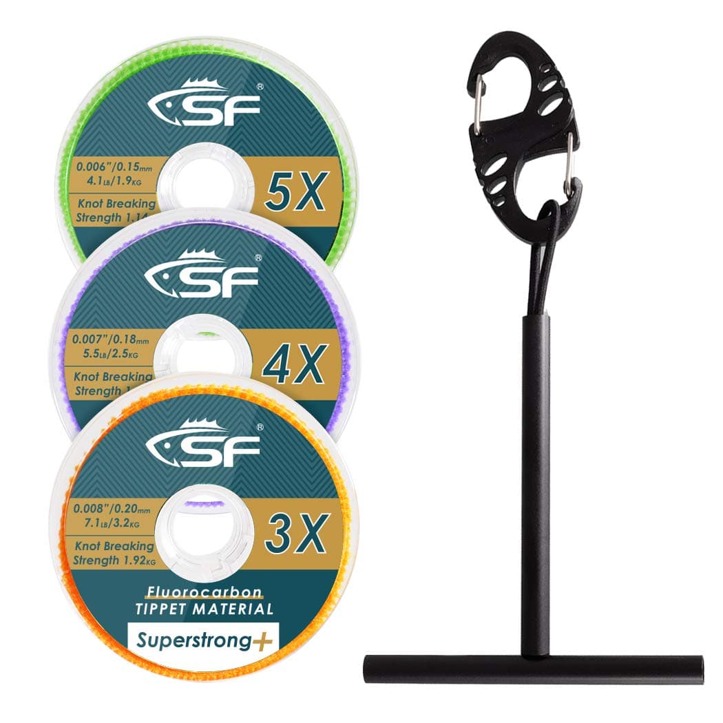 Clear Fluorocarbon Tippet Line Fly Fishing Tippets Leaders Trout 75M 100M 0X 1X 2X 3X 4X 5X 6X 7X