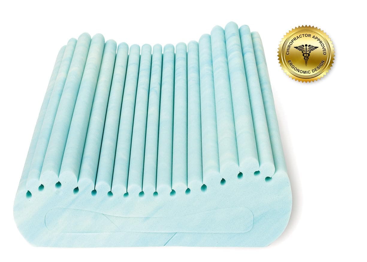 Complete Sleeprrr Adjustable Memory Pillow, Cervical Pillow, Premium Memory Foam Pillow, Adjustable Heights, Helps with Neck Pain, Shoulder Pain, Headaches, Sleeping Troubles