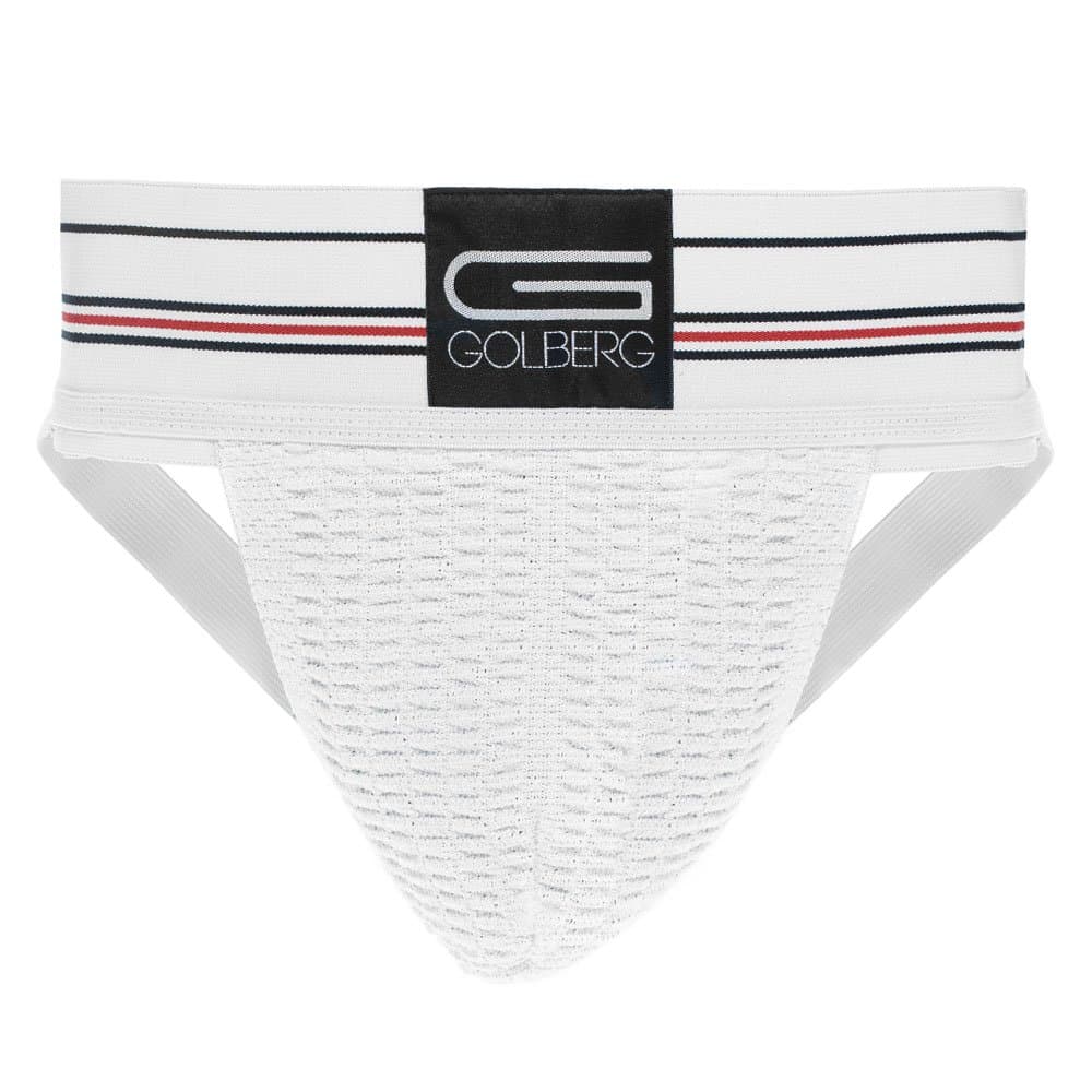 Athletic Supporter - Waistband Contoured for Comfort - Active White Color - Multiple Sizes