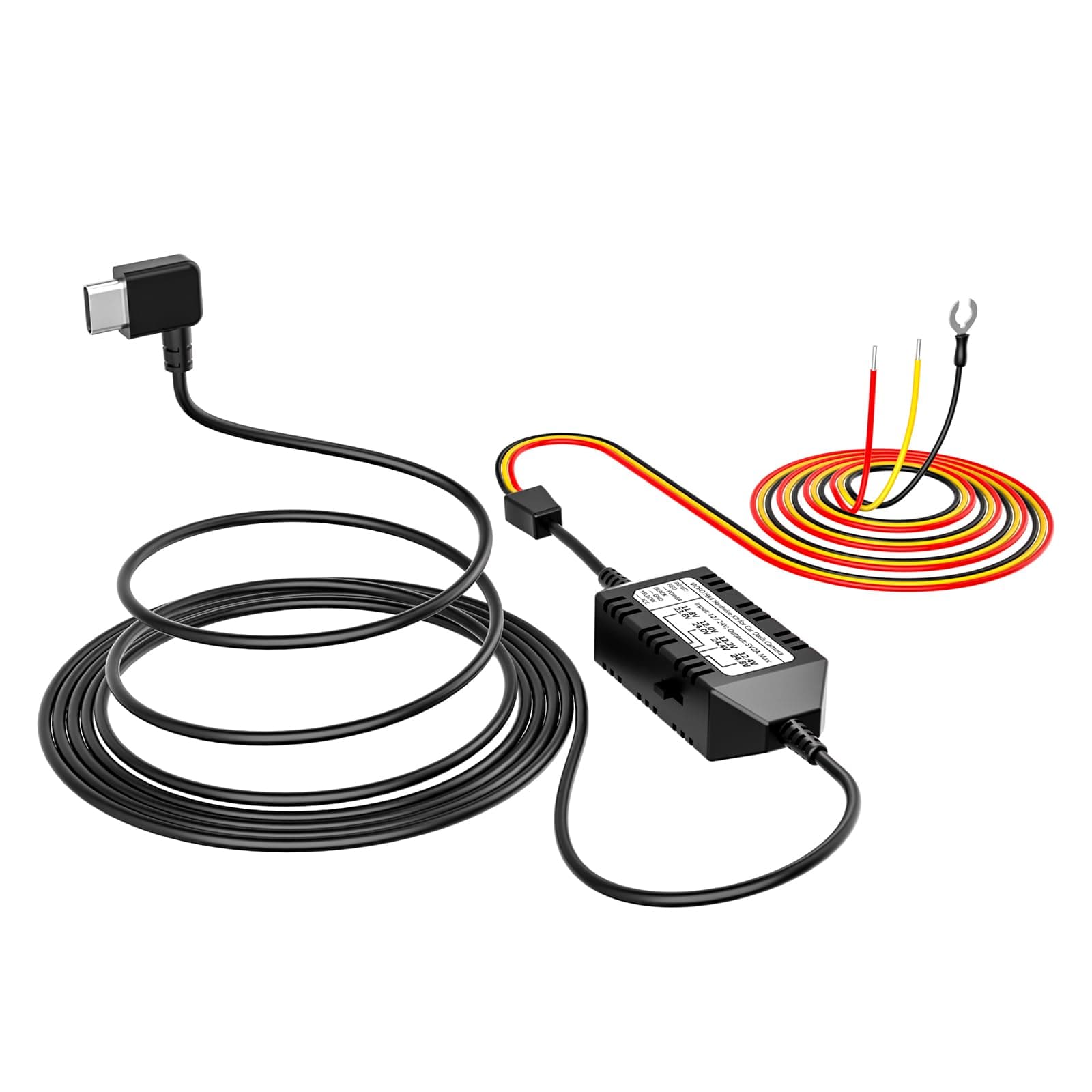 VIOFO HK4 Acc Hardwire Kit, USB-C Hard Wire Kit for T130/A139Pro/WM1/A229Duo&A229PLUS&A229PRO,/A119MINI2 Dash Cam, Low Voltage Protection for Parking Mode