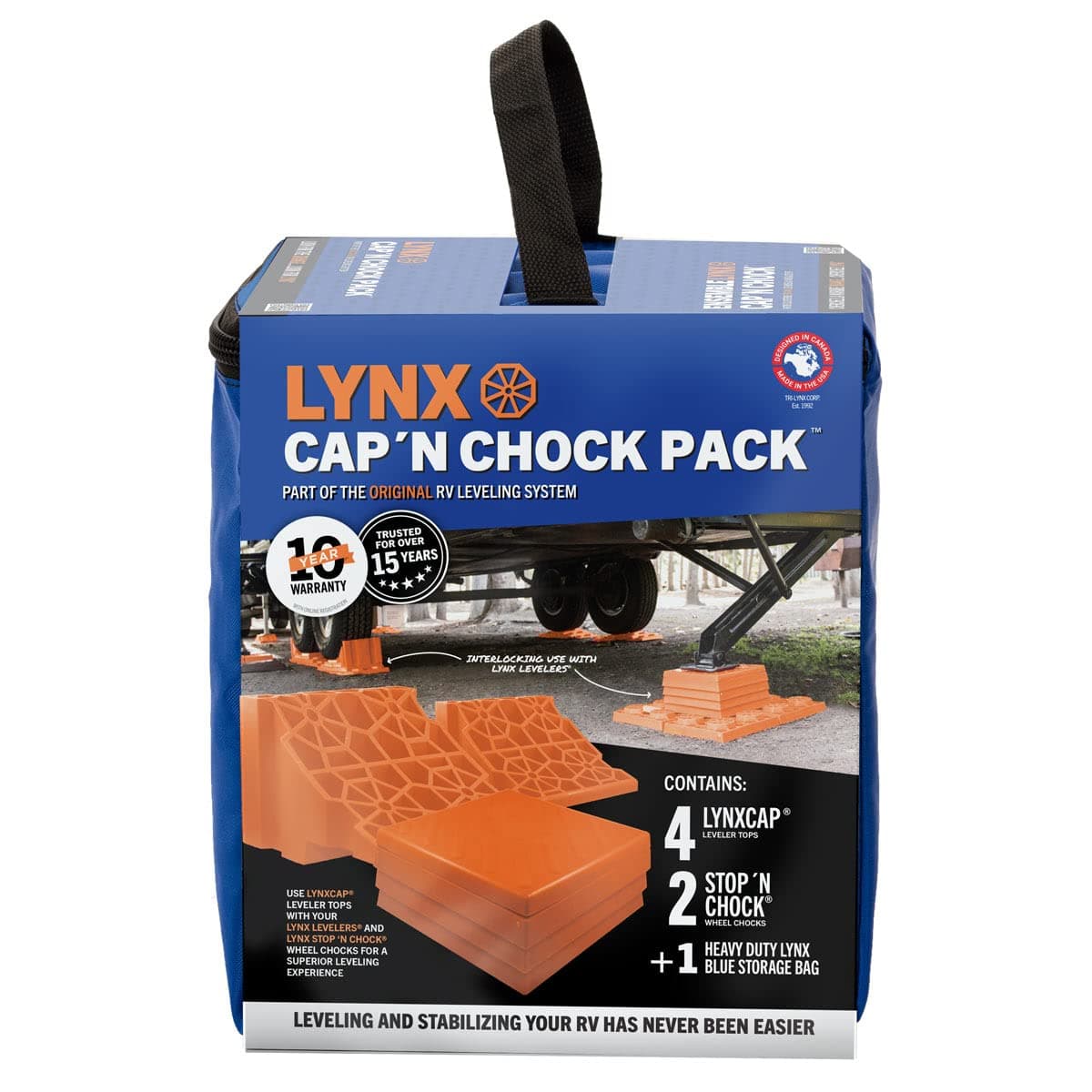 Tri LynxCap 'N Chock Pack, Orange