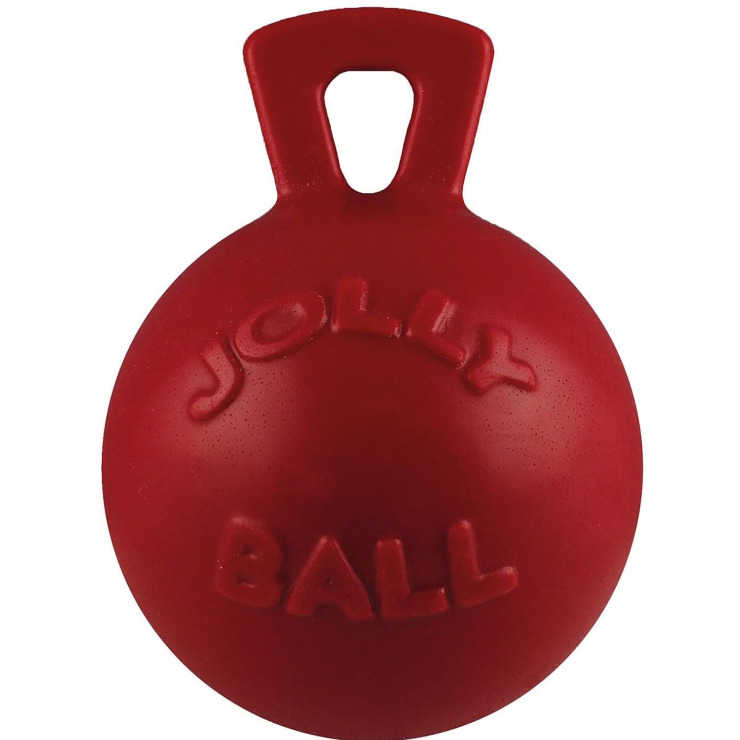 Jolly Pets Hor's Pride Tug-n-Toss Ball, 8-Inch, Red