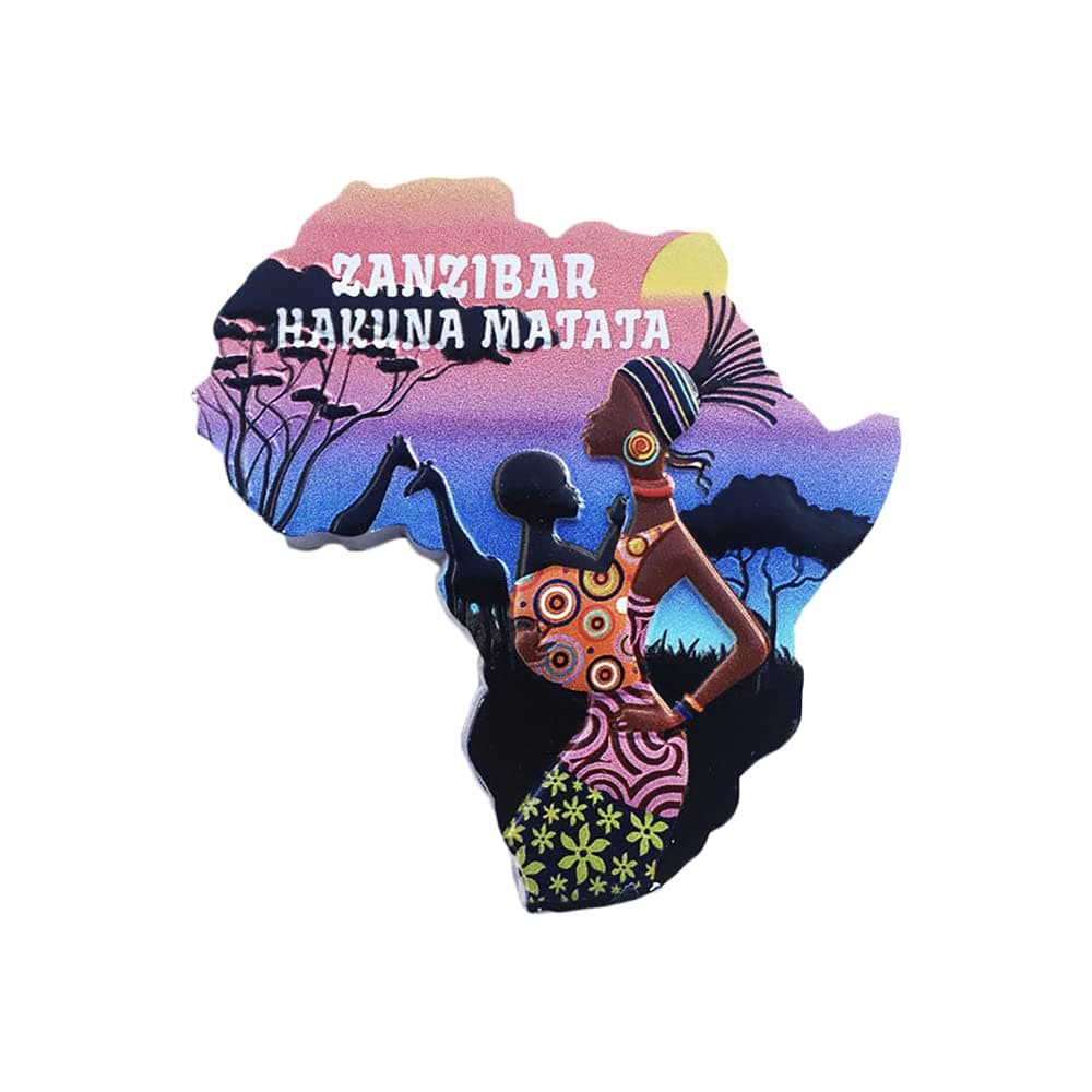 Wedarego Zanzibar Tanzania 3D Fridge Magnet Souvenir Gift,Handmade Home & Kitchen Decoration Zanzibar Refrigerator Magnet Collection