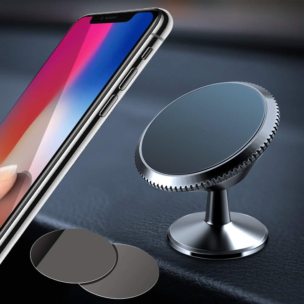 EMIUP Magnetic Car Phone Holder Magnetic Air Vent Phone Holder Car Cradles Mounts for Android, Apple or Blackberry and More (Black)