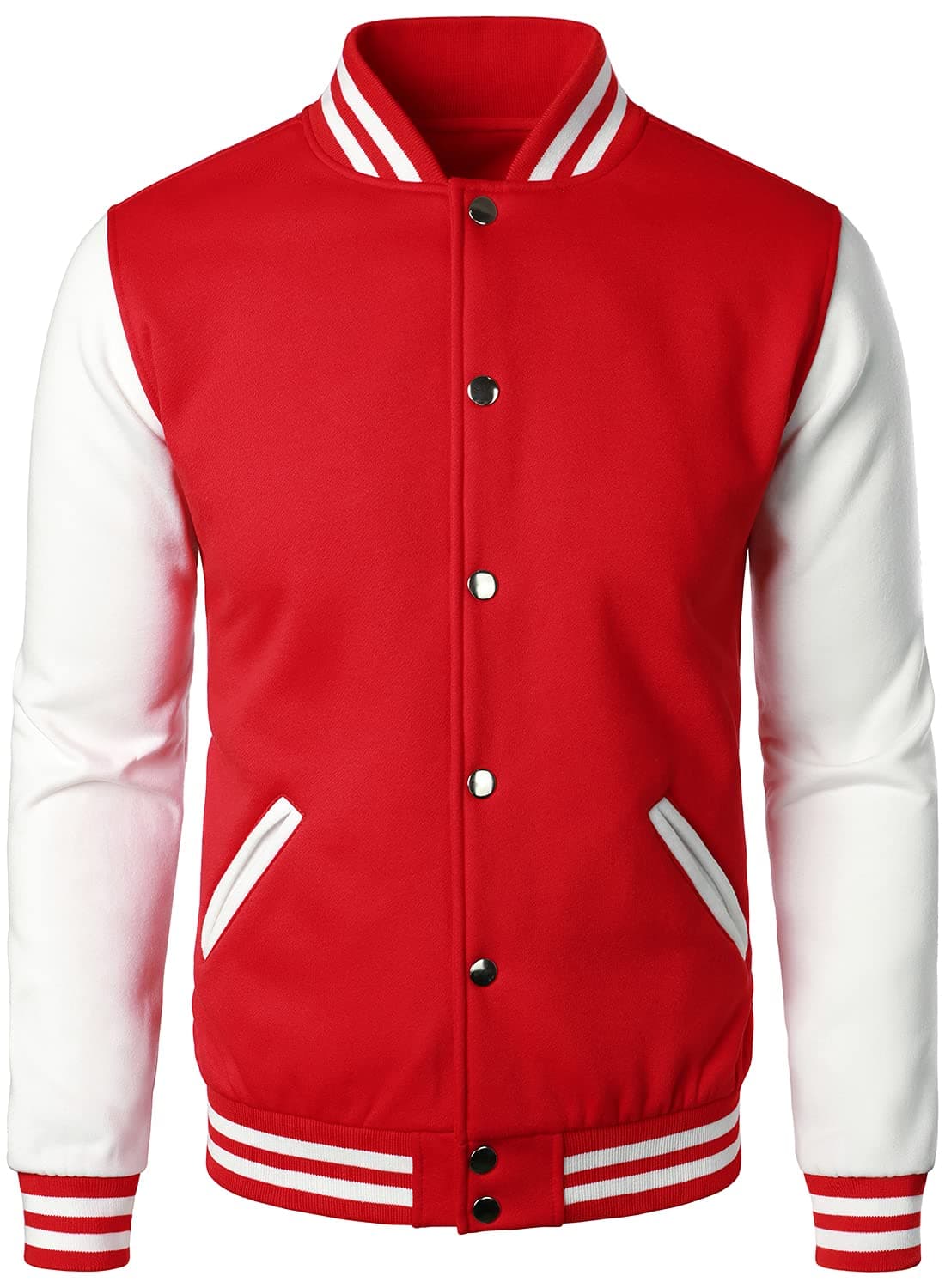 Man’s Varsity Baseball Jacket Cotton Blend Letterman Jackets