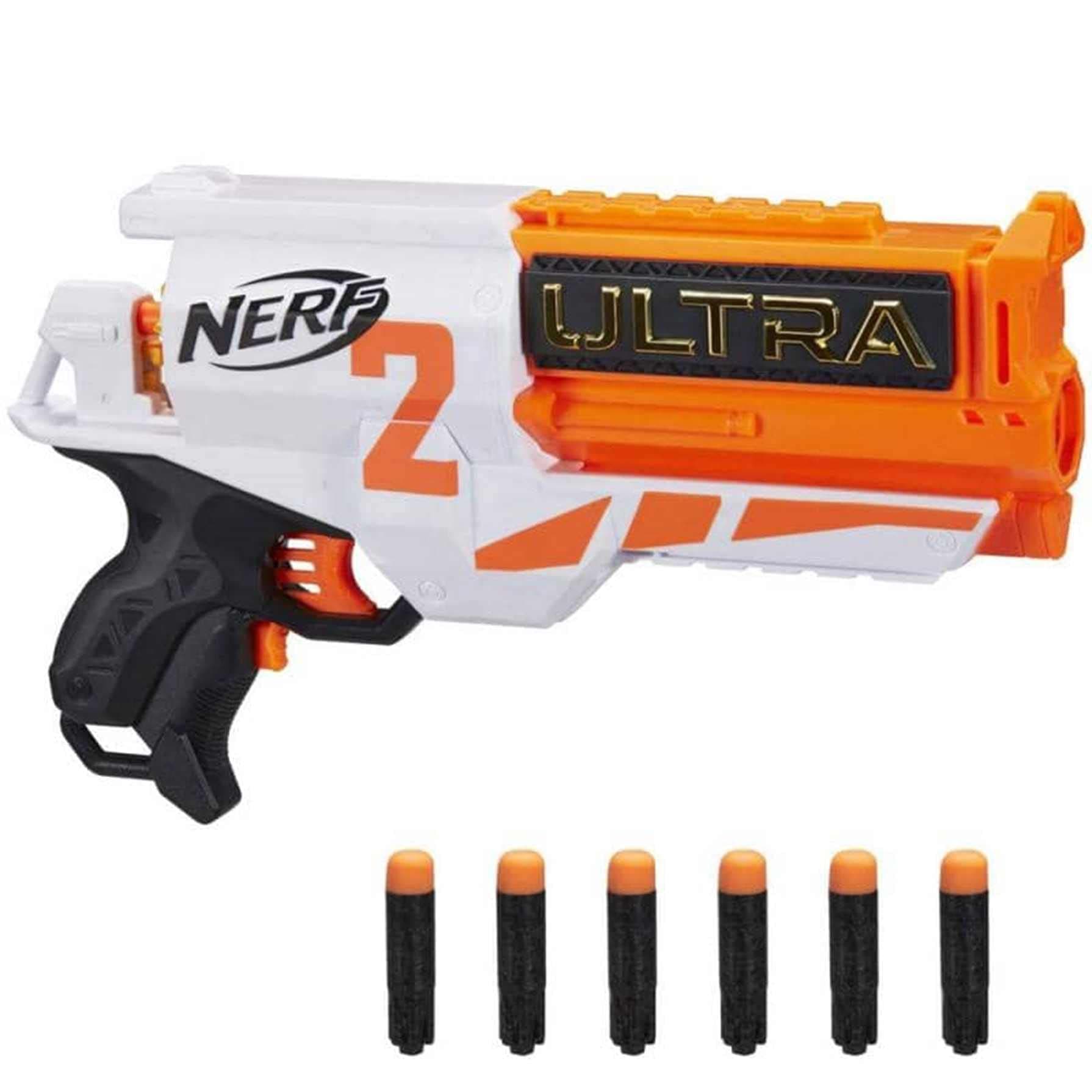 Nerf Ultra Two Electric Blaster - Fastback Reloading - Includes 6 Nerf Ultra Darts - Fits Nerf Ultra Darts Only 3.1 x 14.5 x 9.5 inches E79214R0