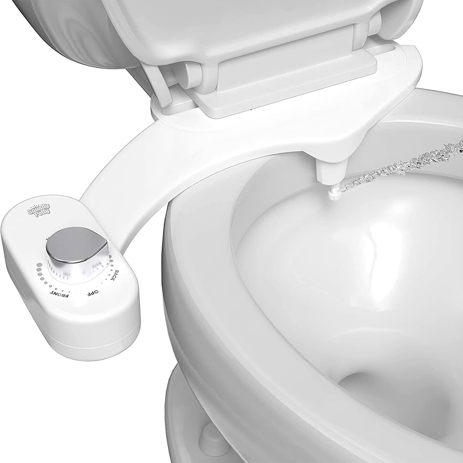 Refresh-it Dual Stream Fresh Water Bidet Toilet Seat Attachment Non Electric