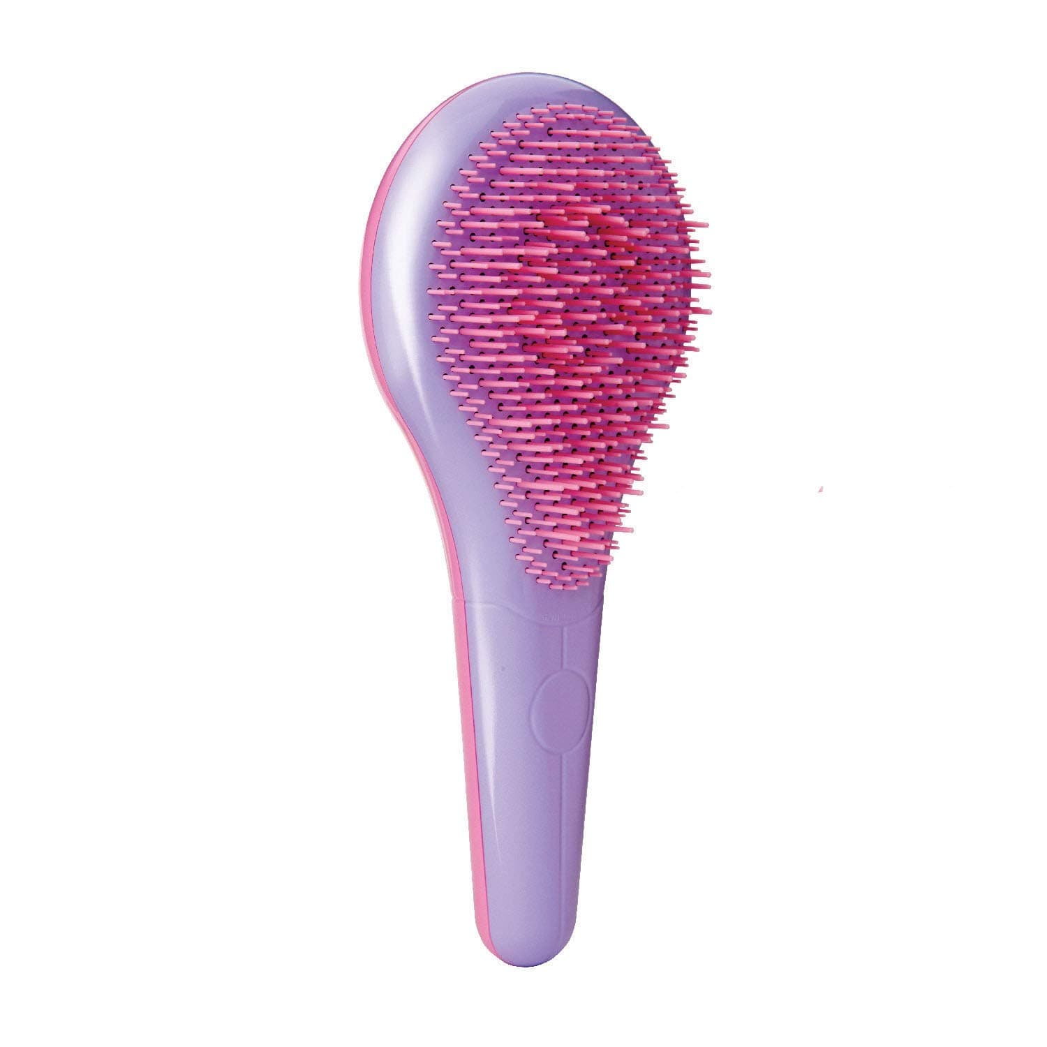 Michel Mercier Detangling Paddle Brush - Patented Hair Brush - Easy and Painless - Suitable for All Hair Types - Fine Hair - Pink-Purple - 1 pc