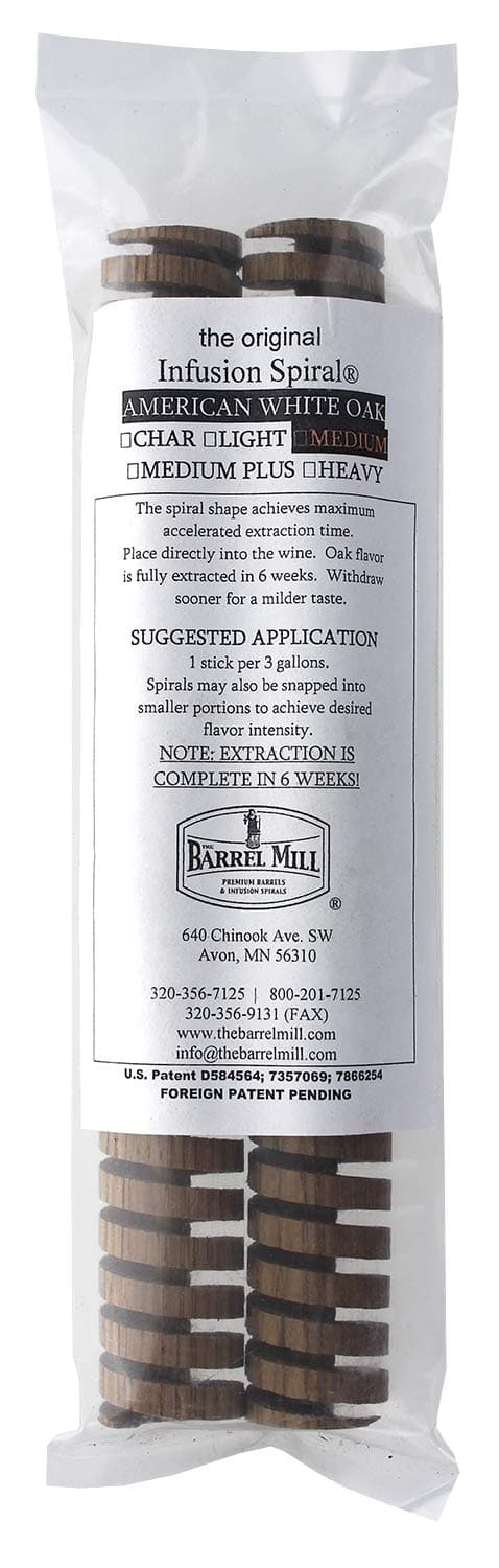 American Oak Infusion Spirals - Medium Toast by Midwest Home brewing and Wine...