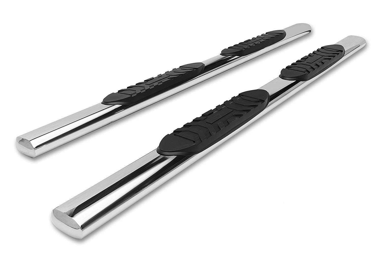 TAC Side Steps Running Boards Fit 2019-2023 Dodge RAM 1500 Quad Cab (Exclude 2019-2023 RAM 1500 Classic) Truck Pickup 5" Oval Tube Stainless Steel Side Bars Nerf Bars Off Road Accessories 2Pcs