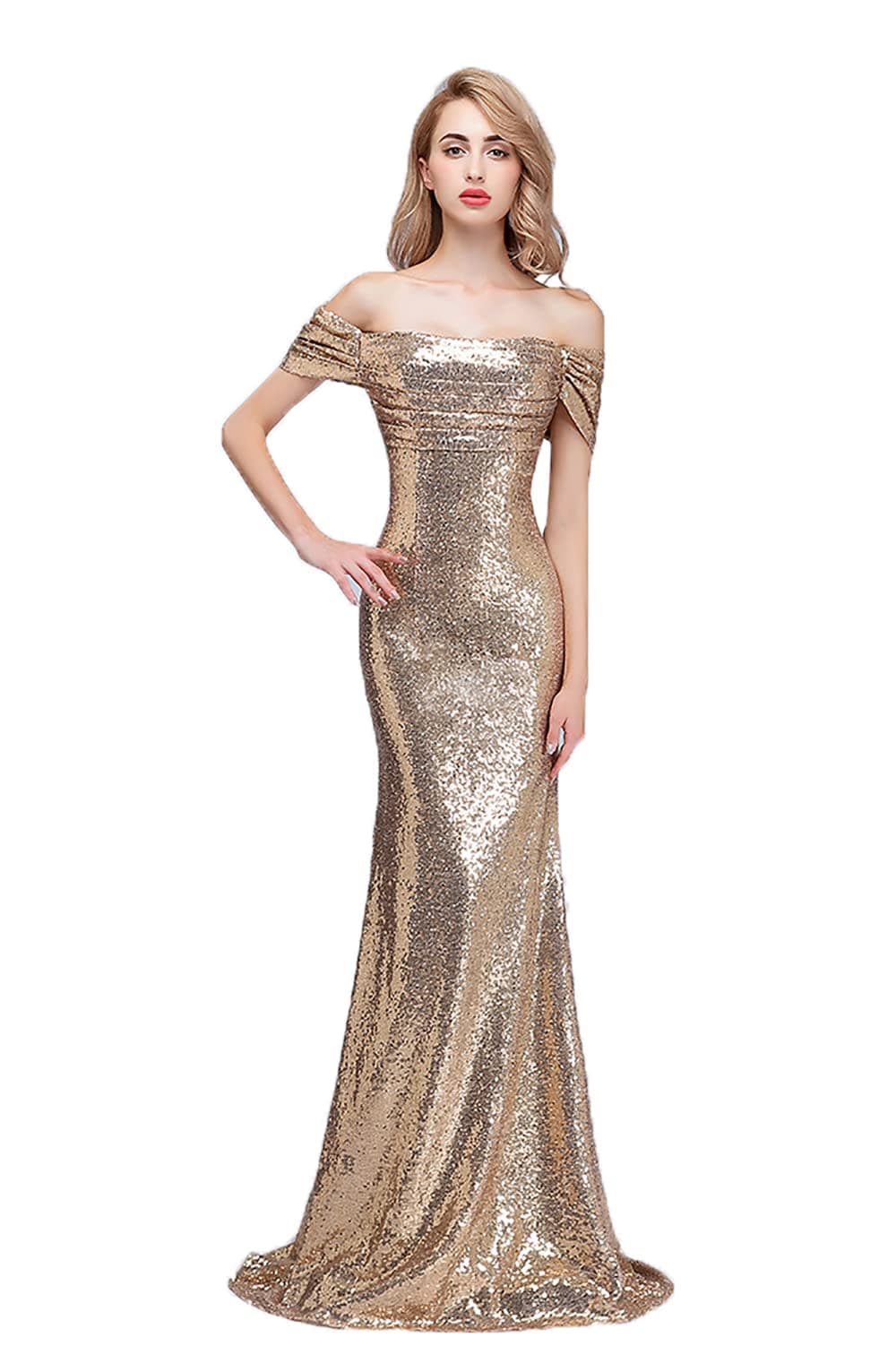 Chiffon Bridesmaid Dresses High Waist Long Woman Maxi Skirt (L, Dirty Blue)