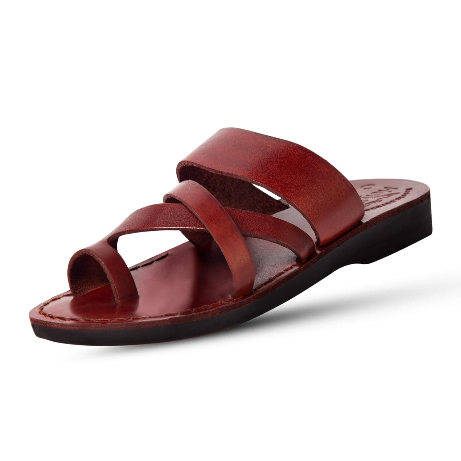 Mens/Womens Leather Biblical Sandals/Slides From Jerusalem (Shepherd's Field II)