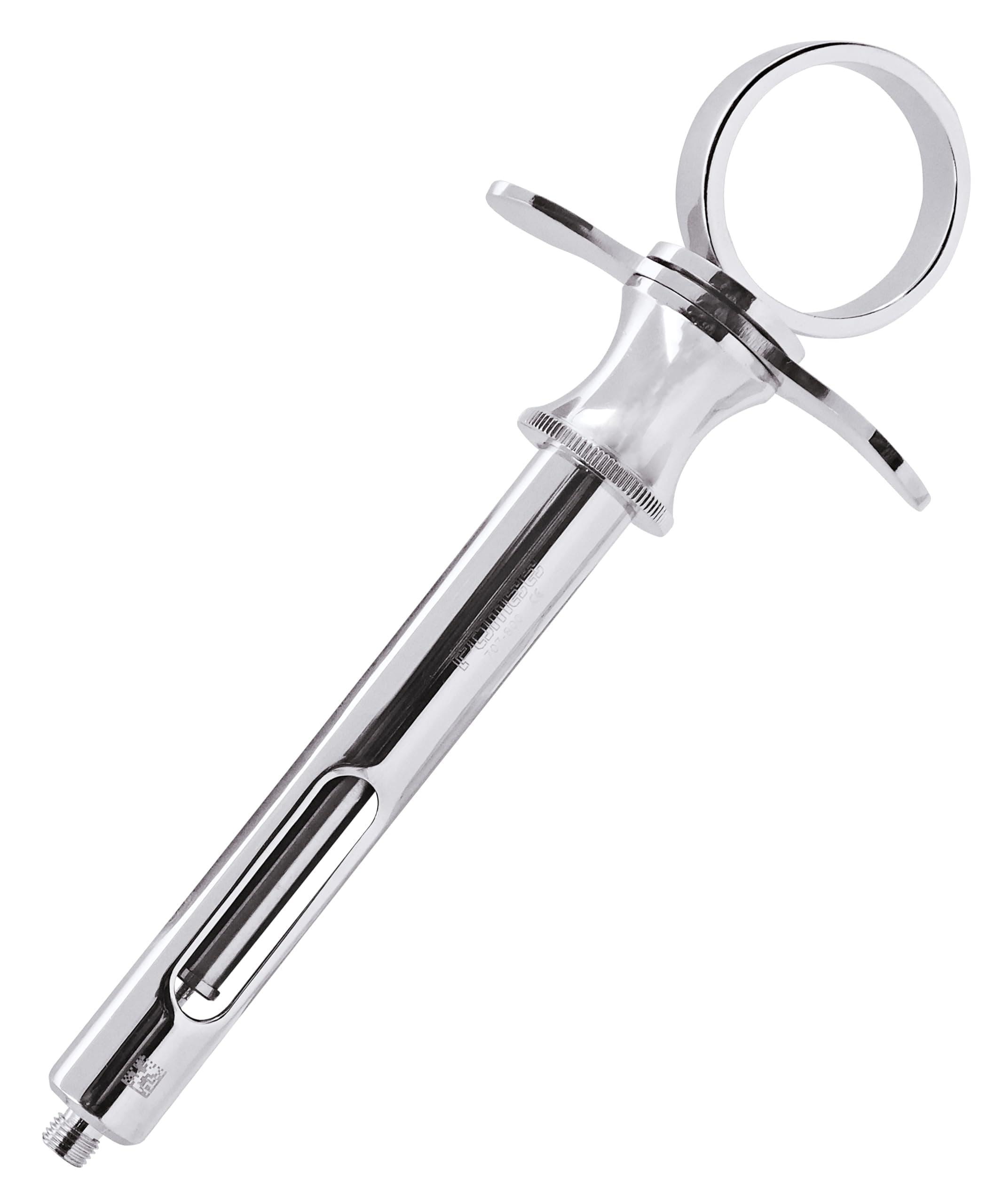 Professional Dental Aspirating Syringe, Cook-Waite Type 1.8 mL, Reusable Stainless Steel, Autoclavable, Pomee USA 707-800