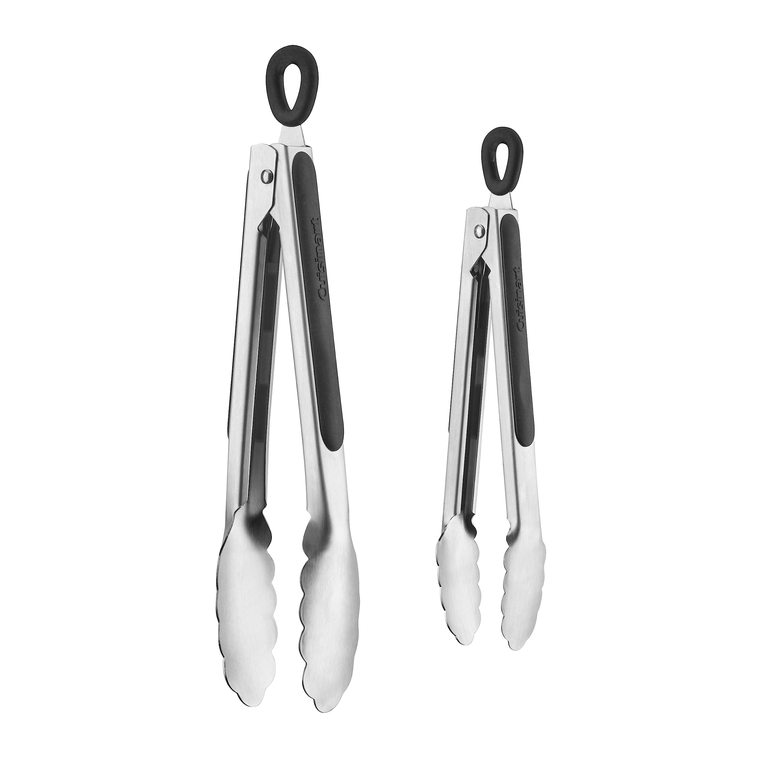 2pc Tong Set - 7" & 9" Stainless Steel Tips, CTG-00-2TNG