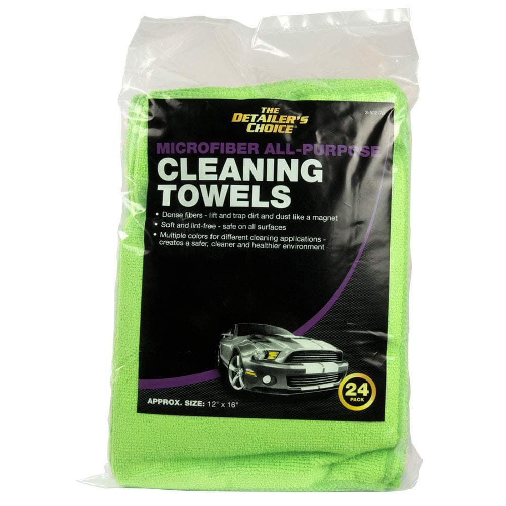 Detailer's Choice 3-522-7 Microfiber Auto Cloth - 24-Pack