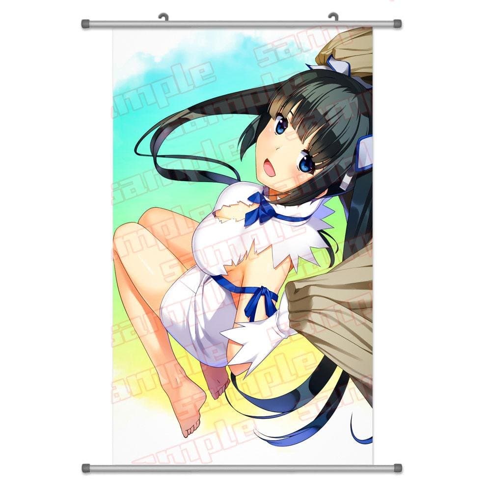 A Wide Variety of DanMachi Anime Characters Wall Scroll Hanging Decor (Hestia 1)