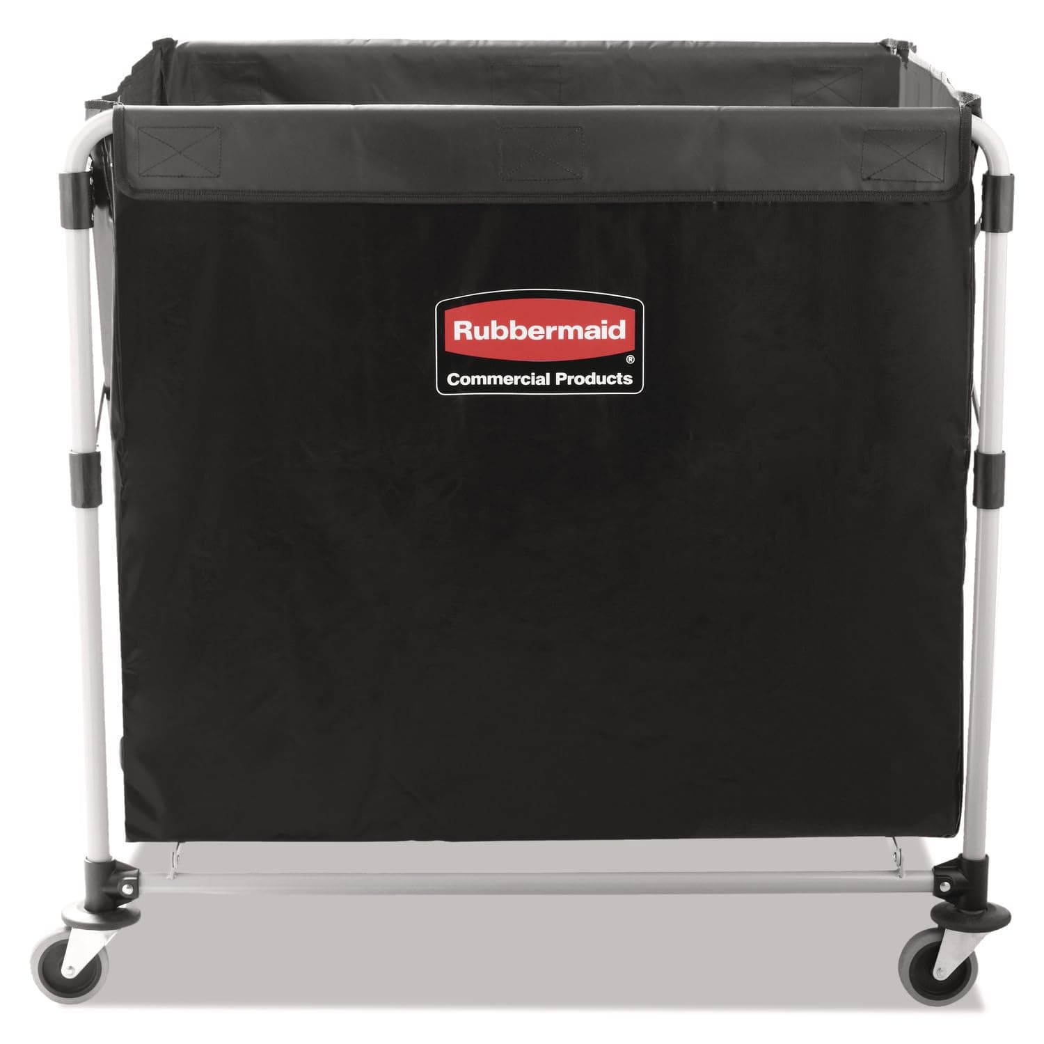 Rubbermaid 1881750 Collapsible X-Cart, 8 Bushels, Single Stream, Black, 35.7" x 2.665" x 2.665"