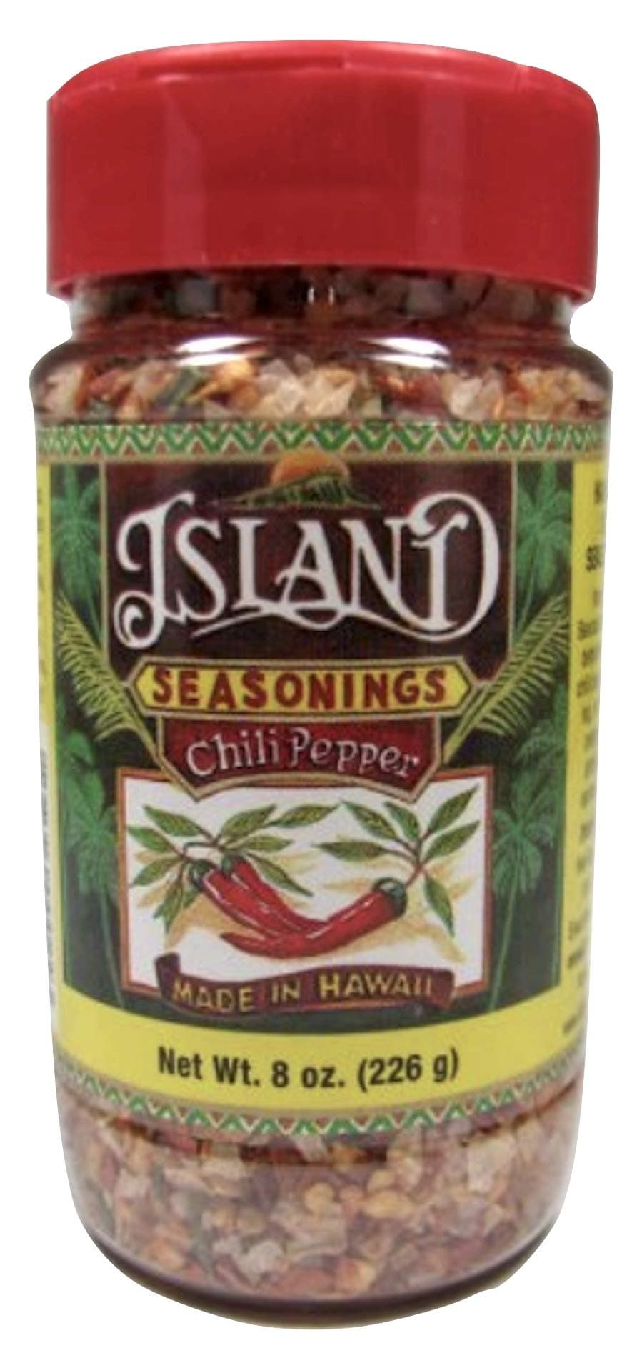 Island Seasonings Chili Pepper Hawaiian Salt Seasonings 8 Oz.Compact by Design (Amazon-developed Certification)