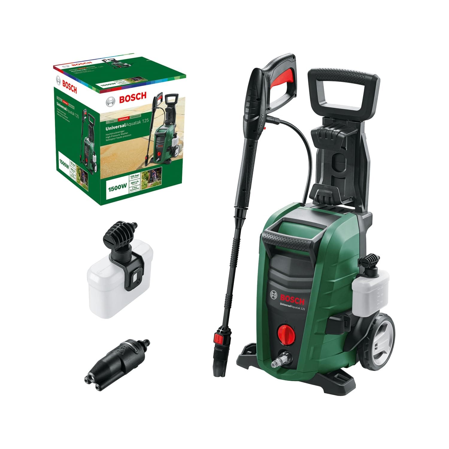 High Pressure Washer UniversalAquatak 125 (1500 W, pressure: 125 bar, max. flow rate: 360 l/h)
