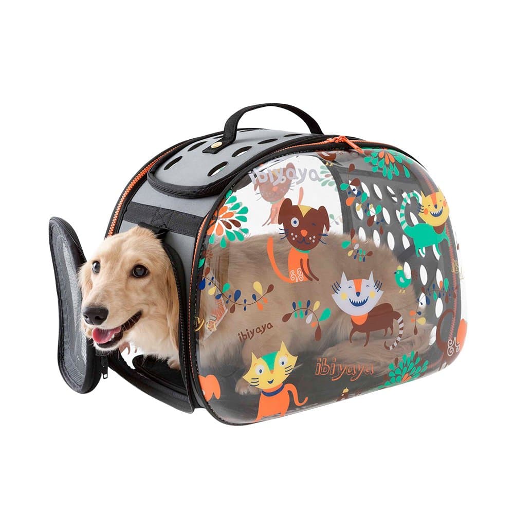 ibiyaya Transparent Hardcase Carrier, Dogs and Cats