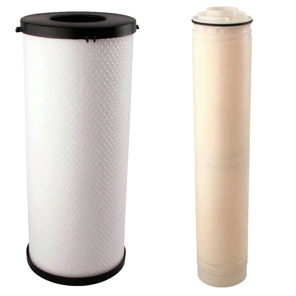 - Watts Premier Cartridge Combo Water Replacement Pack, 1 Radial Flow Carbon Block Cartridge and 1 TAC Cartridge for OneFlow Plus System, OFPSYS, Reduce Chlorine Taste and Odors