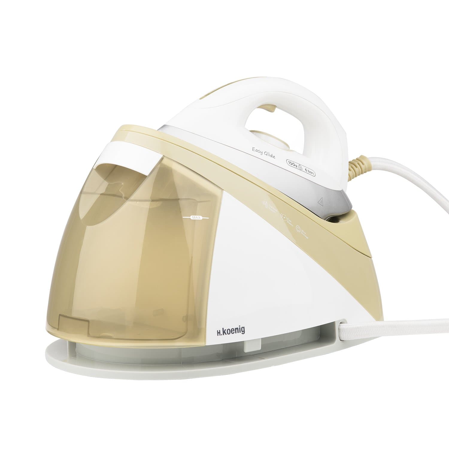 H.KOENIG V28 Iron Steam Station, 2400 W, 1.1 liters