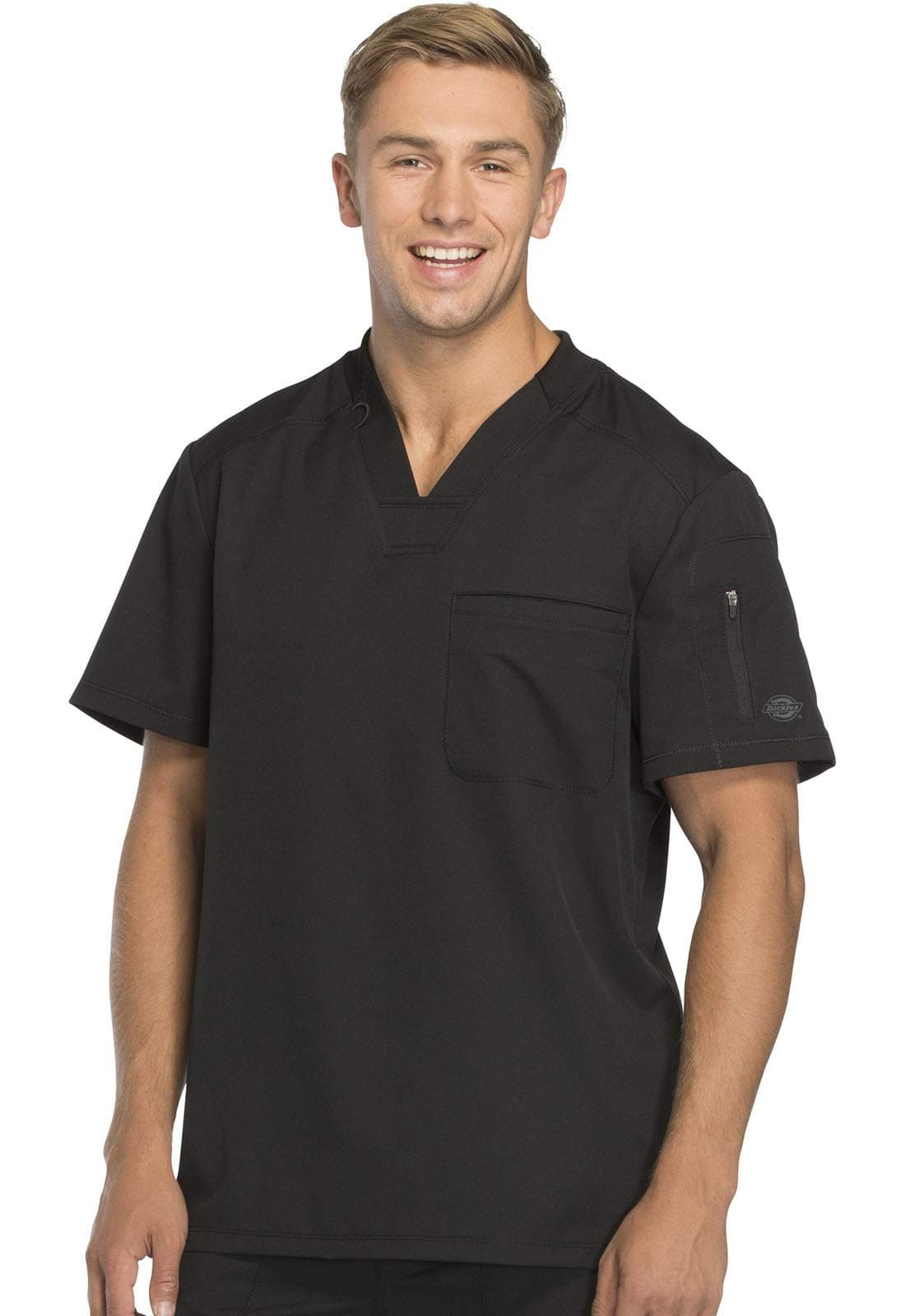 Dynamix Scrubs for Men Athletic-Inspired V-Neck Chest Pocket Scrub Top with Four-Way Stretch & Moisture Wicking DK610