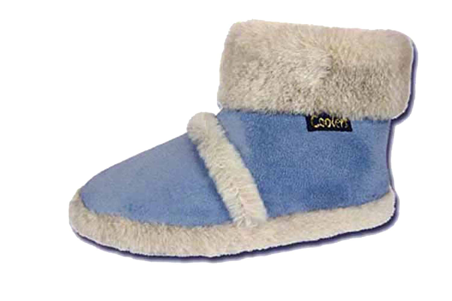 Cooler Ladies Girls Children's Slipper Boots Winter Ankle Slippers Fur Trim New