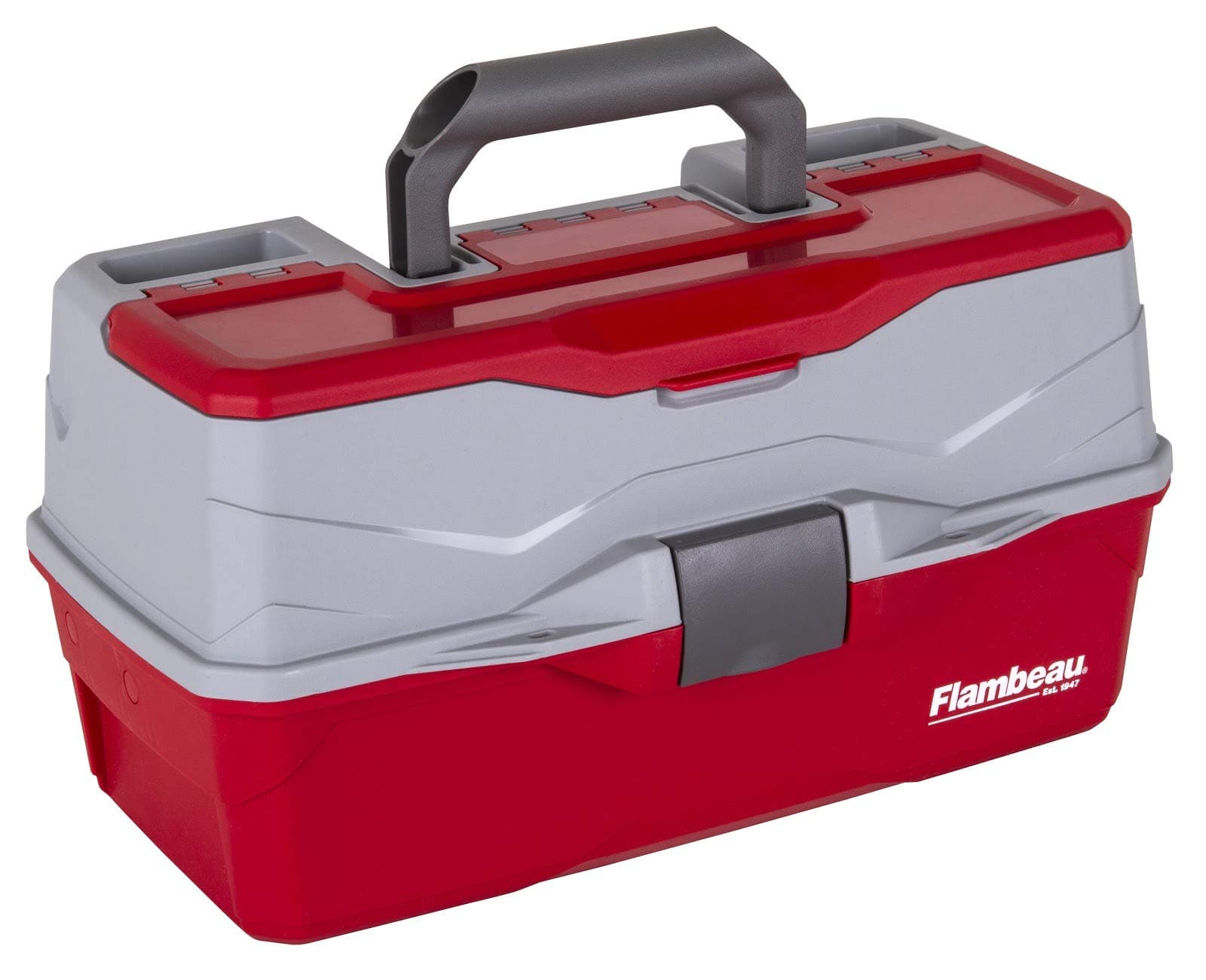 Flambeau Outdoors Flambeau Classic 3-Tray Tackle Box, Red