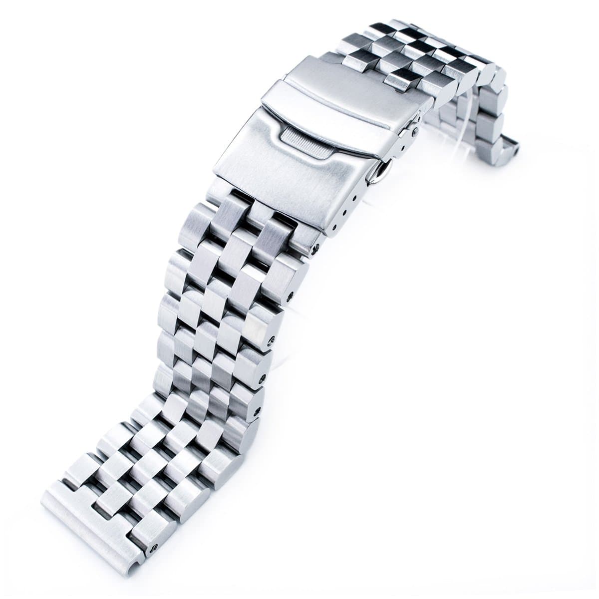 22mm SUPER Engineer Type II Stainless Steel Straight End Metal Watch Bracelet