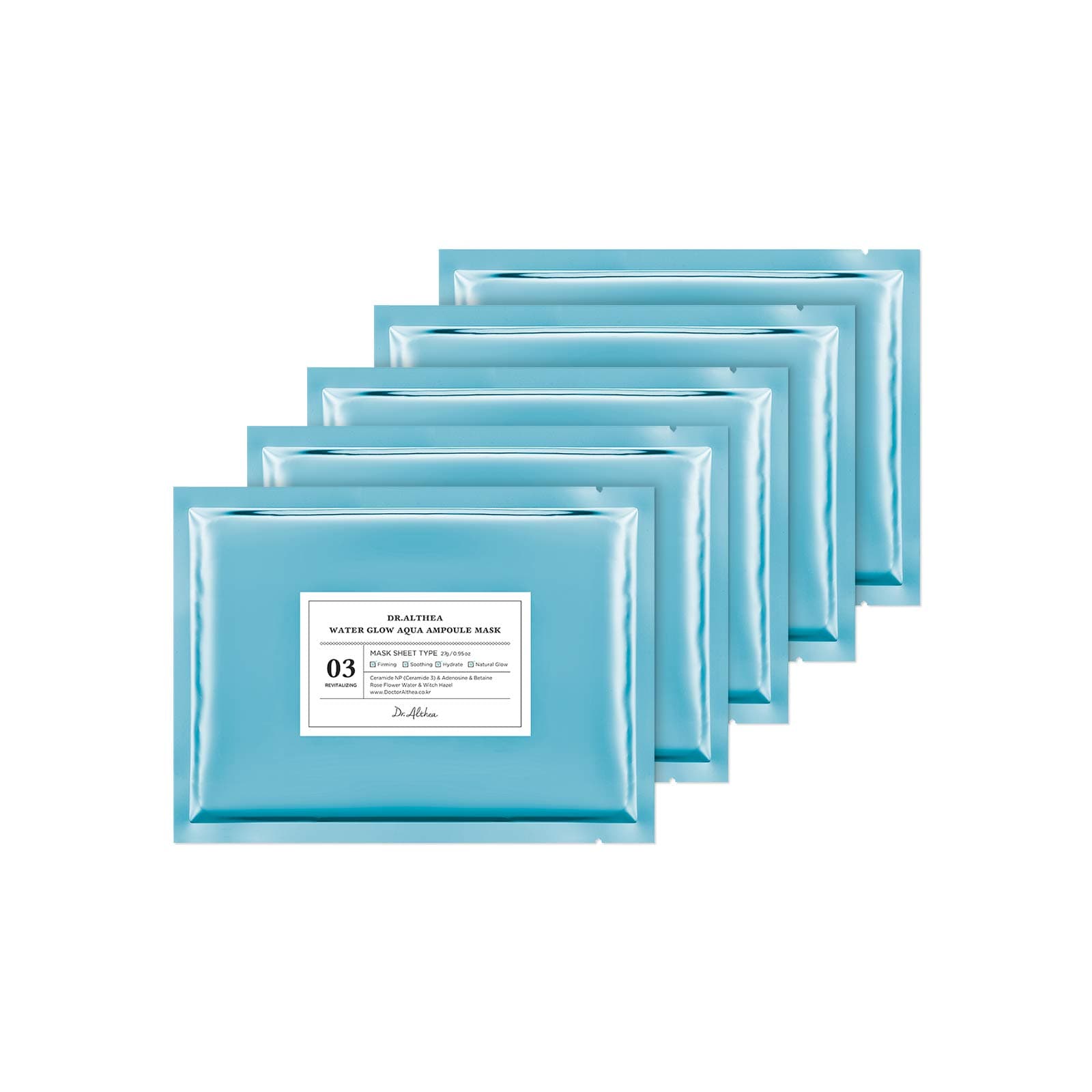 Dr. Althea Water Glow Aqua Ampoule Mask 5Pcs
