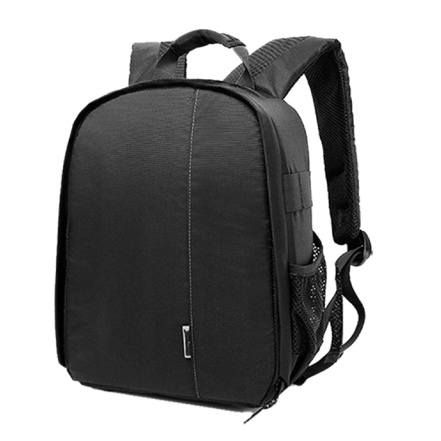 Followsun Compact Camera Backpack Waterproof Shockproof Photography Bag for Nikon Canon SLR DSLR, Mirrorless Cameras and Lenses, Flash Light and Other Accessories-34cm x 26.5cm x 12.5cm(Gray Interior)