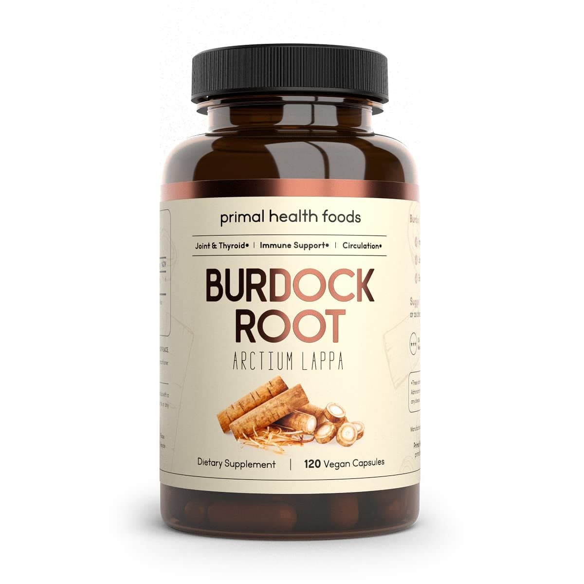 - Organic Burdock Root Capsules 1000 mg 60 Servings | Circulation, Blood, Immune, Thyroid, Skin and Joint Support | Vegetarian, Organic, Non-GMO & Gluten Free