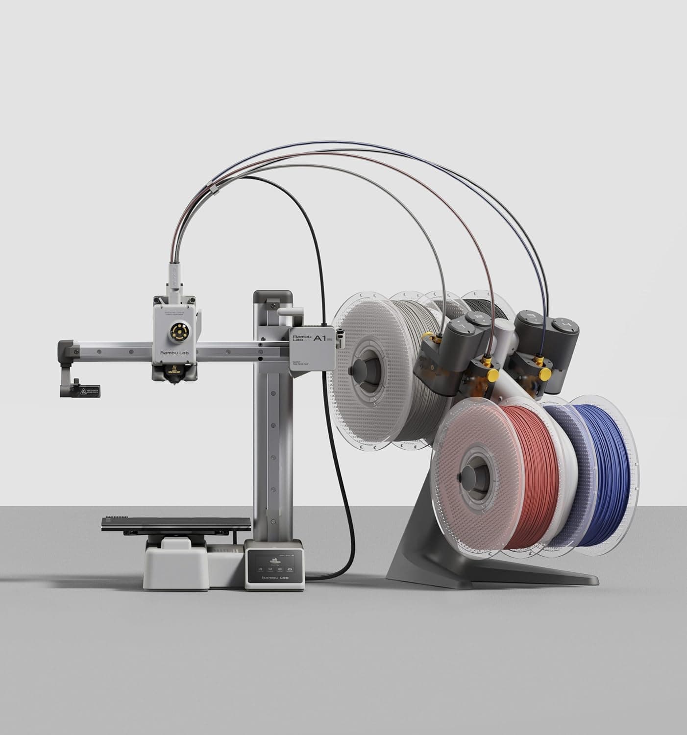 Bambu Lab 3D Printer, Support Multi-Color 3D Printing, High Speed & Precision, Full-Auto Calibration & Active Flow Rate Compensation, ≤48 dB Quiet FDM 3D Printers (Bambu Lab A1 mini Combo)