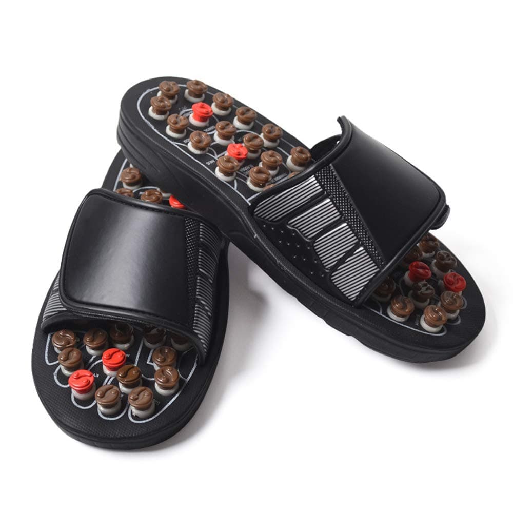 Reflexology Sandals, Foot Acupressure Acupoint Massage Slippers Shoes for Plantar Fasciitis Pain Relief
