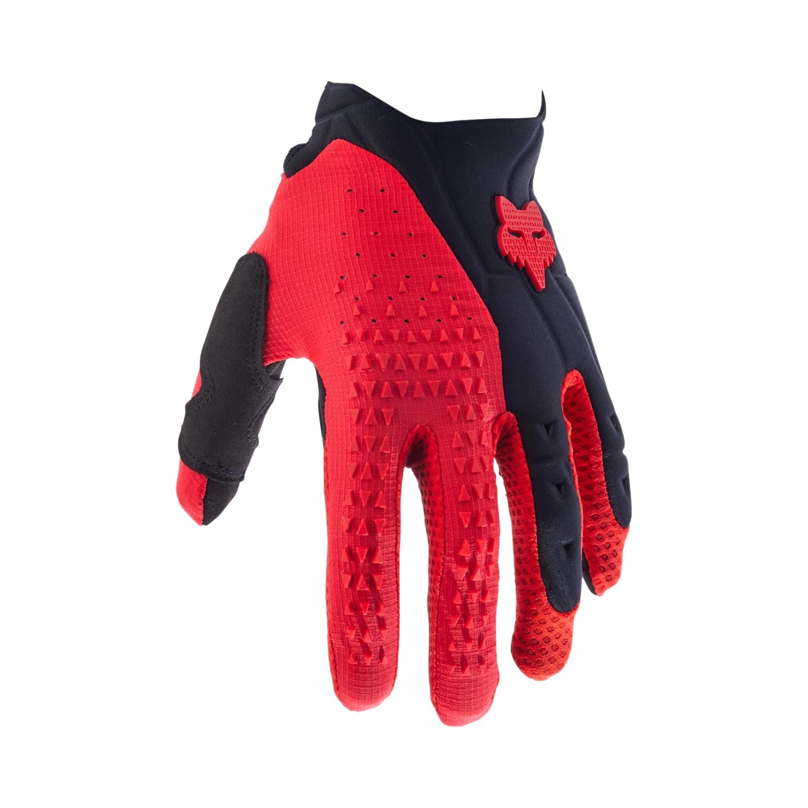 Fox Racing PAWTECTOR MOTOCROSS GLOVE, BLACK/RED, Medium