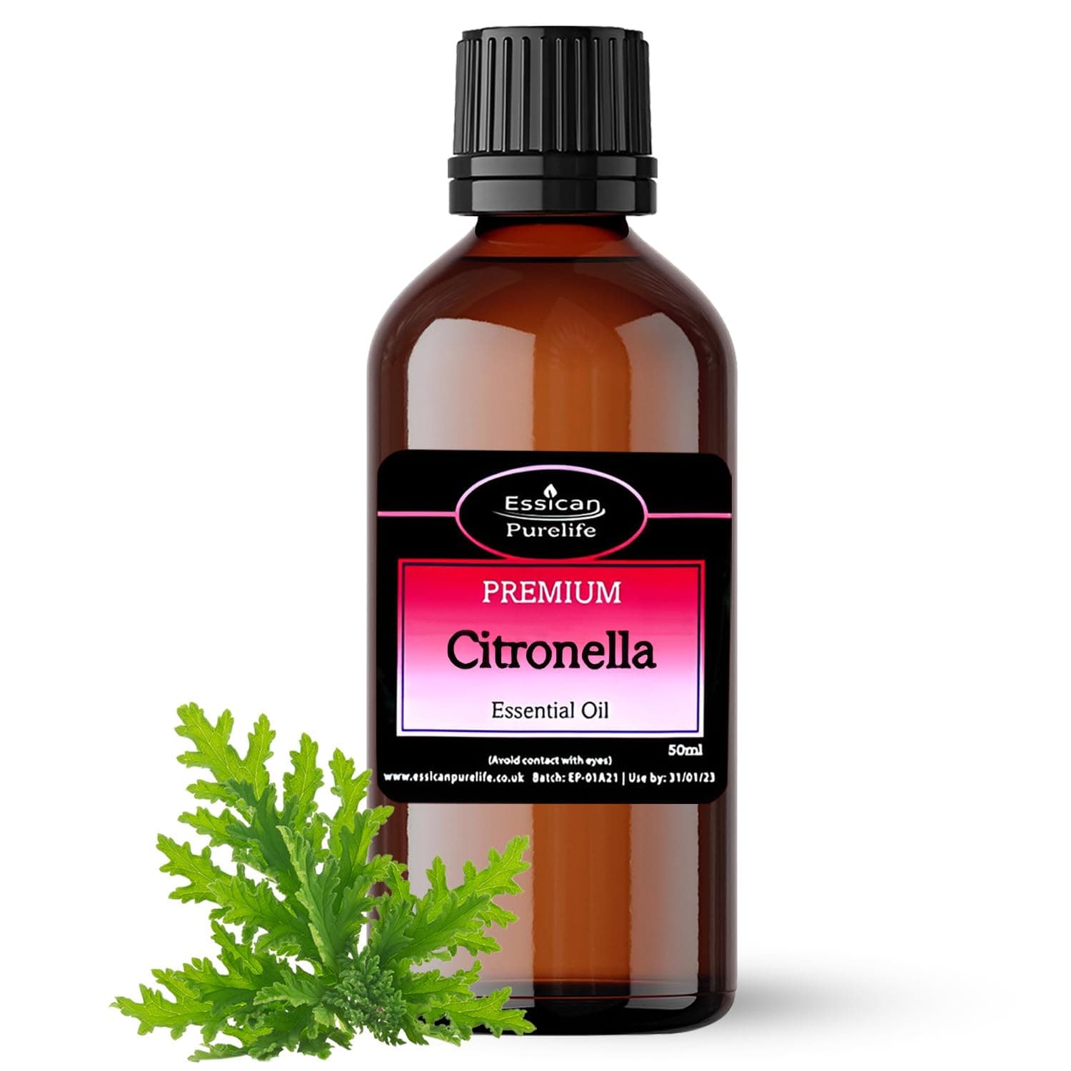 Citronella Oil Insect Repellent Diffuser - Citronella Oil Burner Outdoor, Pure Citronella Oil for Badgers, Citronella Oil for Burners, Lamp Oil Essentials, Mosquito Oil, Insect Repellent Oils - 50ml