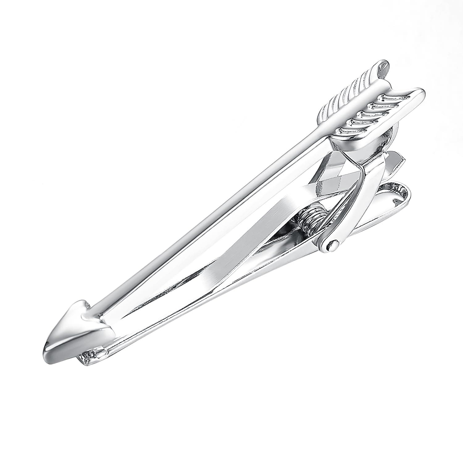 Lightning Bolt/Fishhook/Scottish Sword Tie Clip For Men Novelty Tie Clasp Bar Warrior Fashion Stainless Steel Cool tie Clips