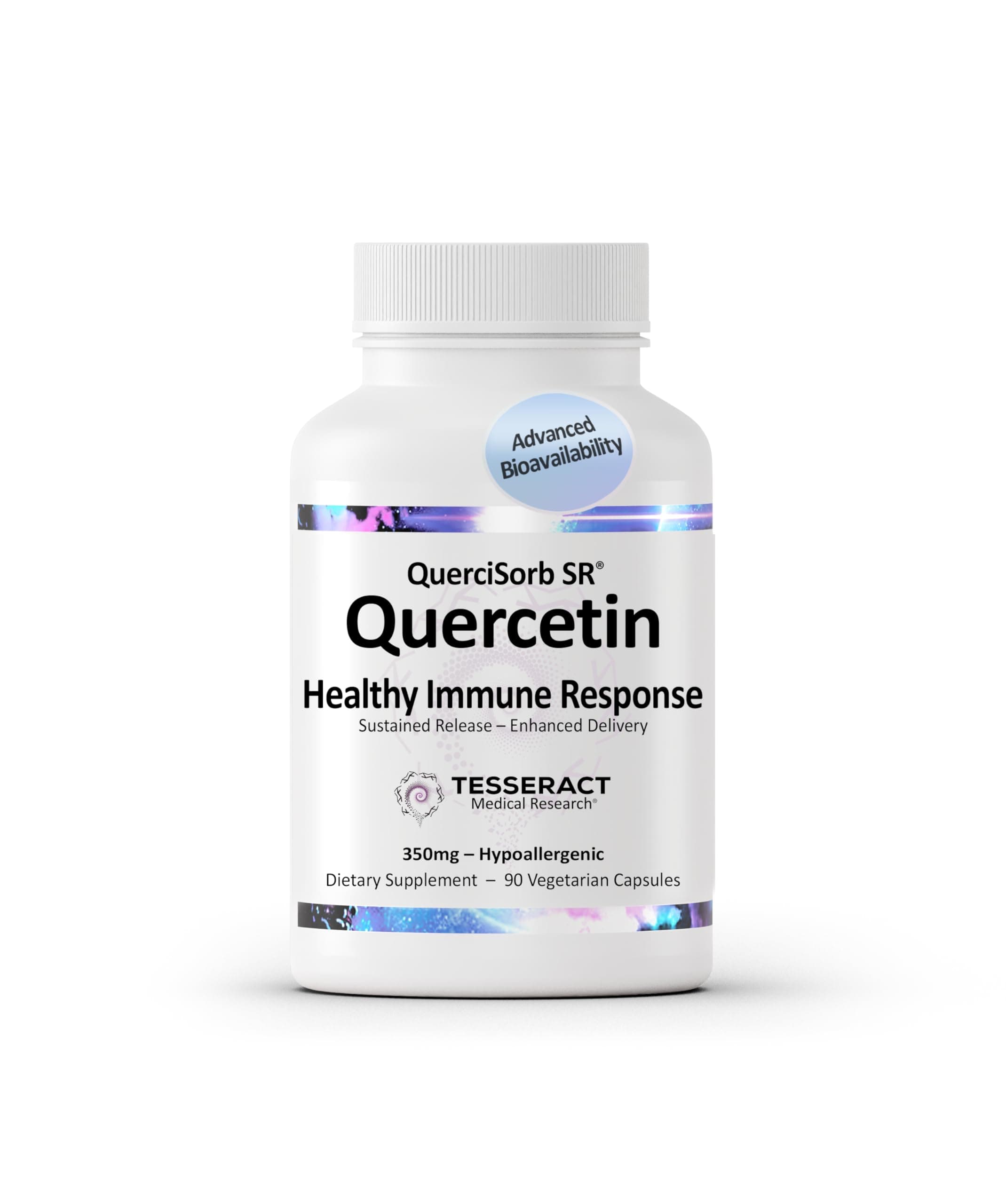 QuerciSorb SR Immune Support Supplement, Sustained Release Quercetin, Supports Immune Function and Overall Health, Hypoallergenic. 400 mg, 90 Capsules