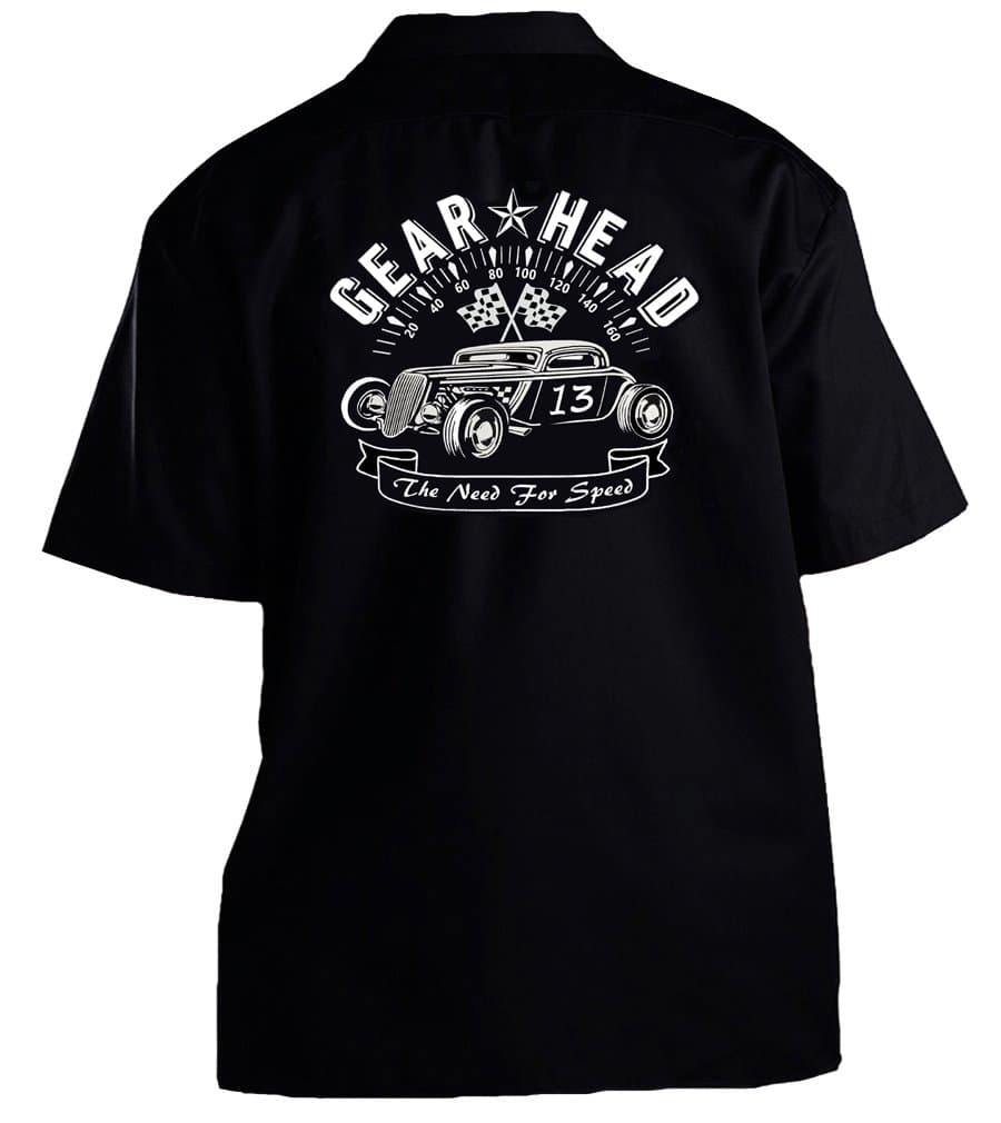 GearHead Garage The Need for Speed Work Shirt